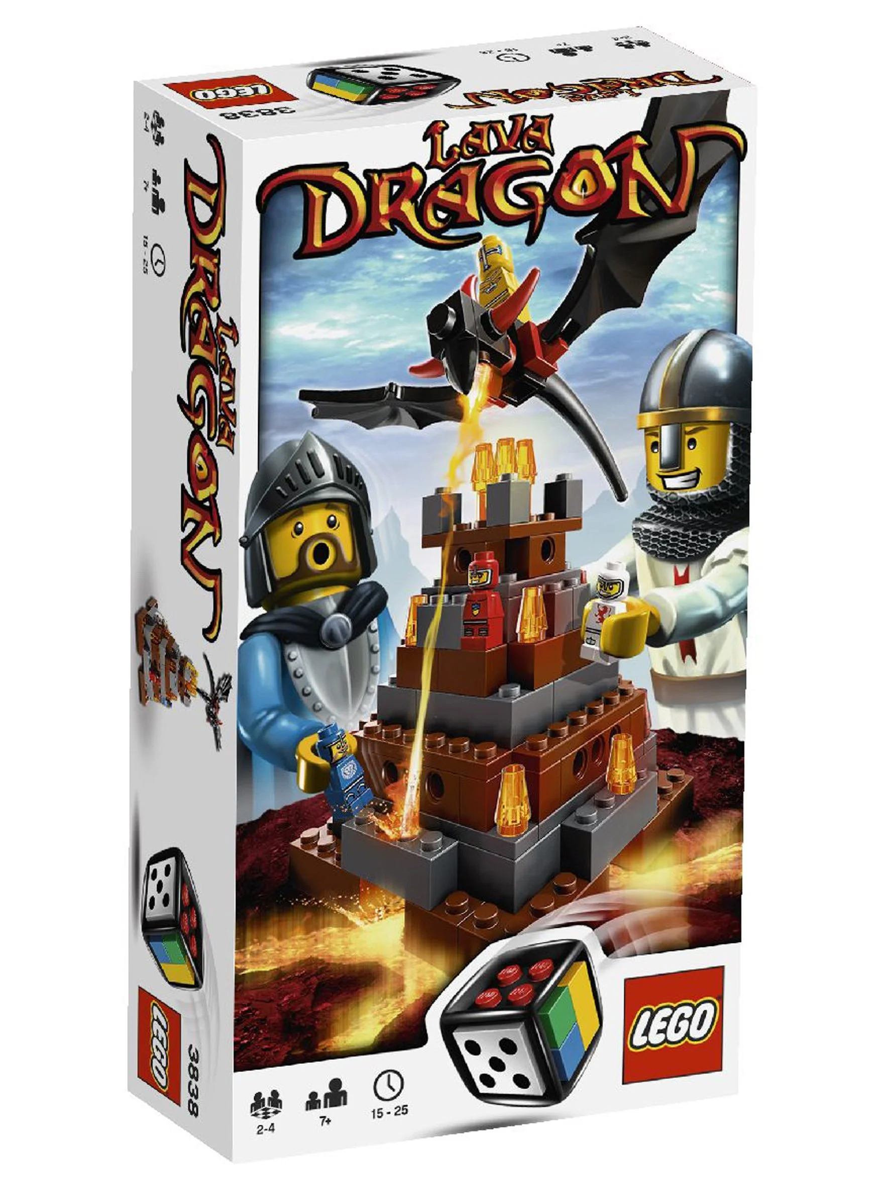 
BRIX 0076
3838 - Lava Dragon
2-4 Players
Ages 7+
Game Time: 15-25 Mins