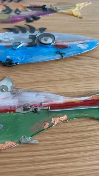 Quelques poissons moyens - Santa Fe, NM - 250$ - Vendus