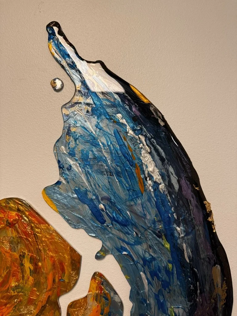 Détail de l'or bleu