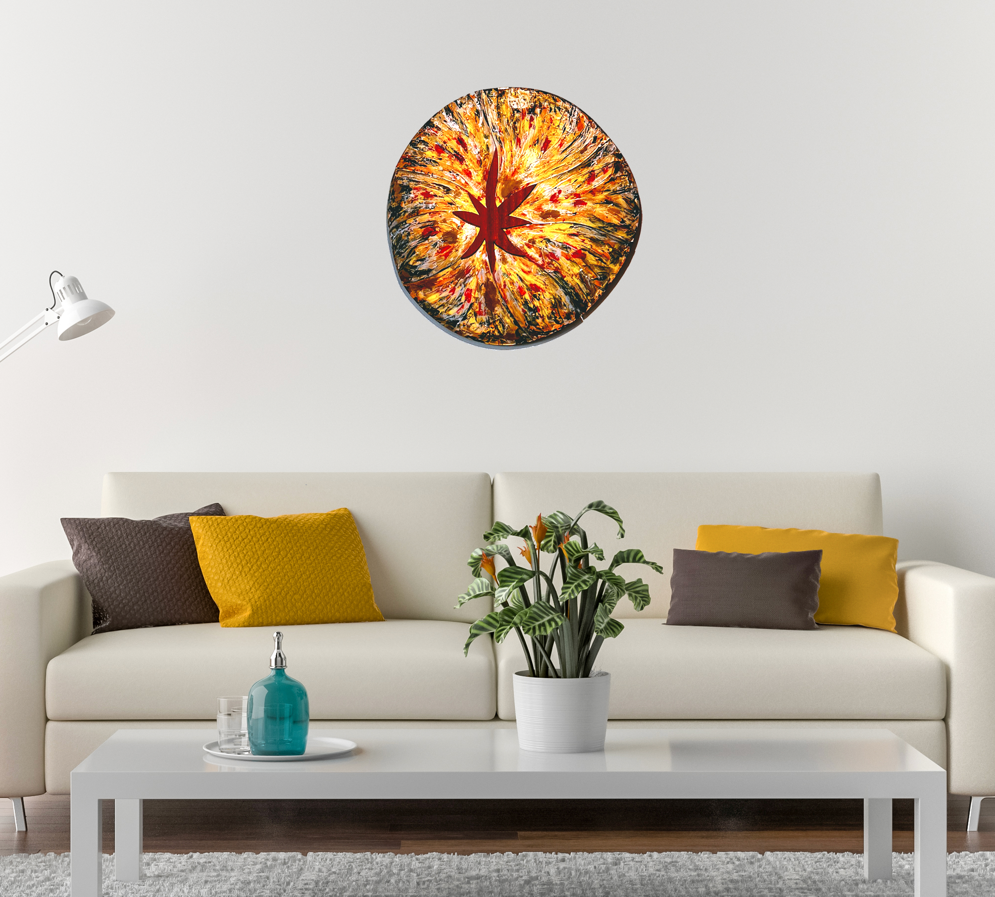 Une maquette illustrant la taille dans un réel contexte.