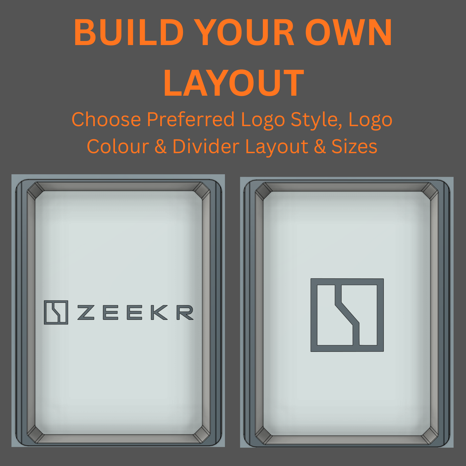 Zeekr 7X Centre Console Organizer Insert