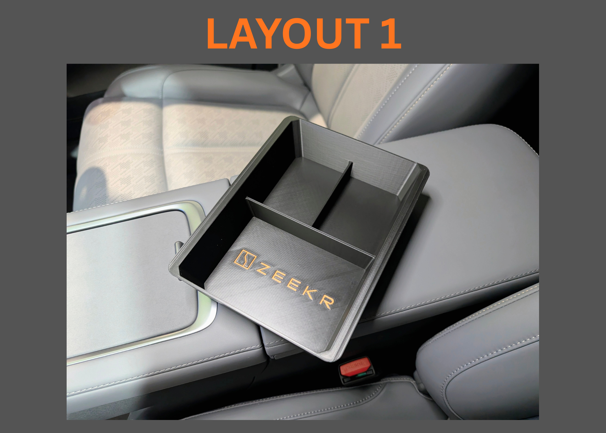 Zeekr 7X Centre Console Organizer Insert