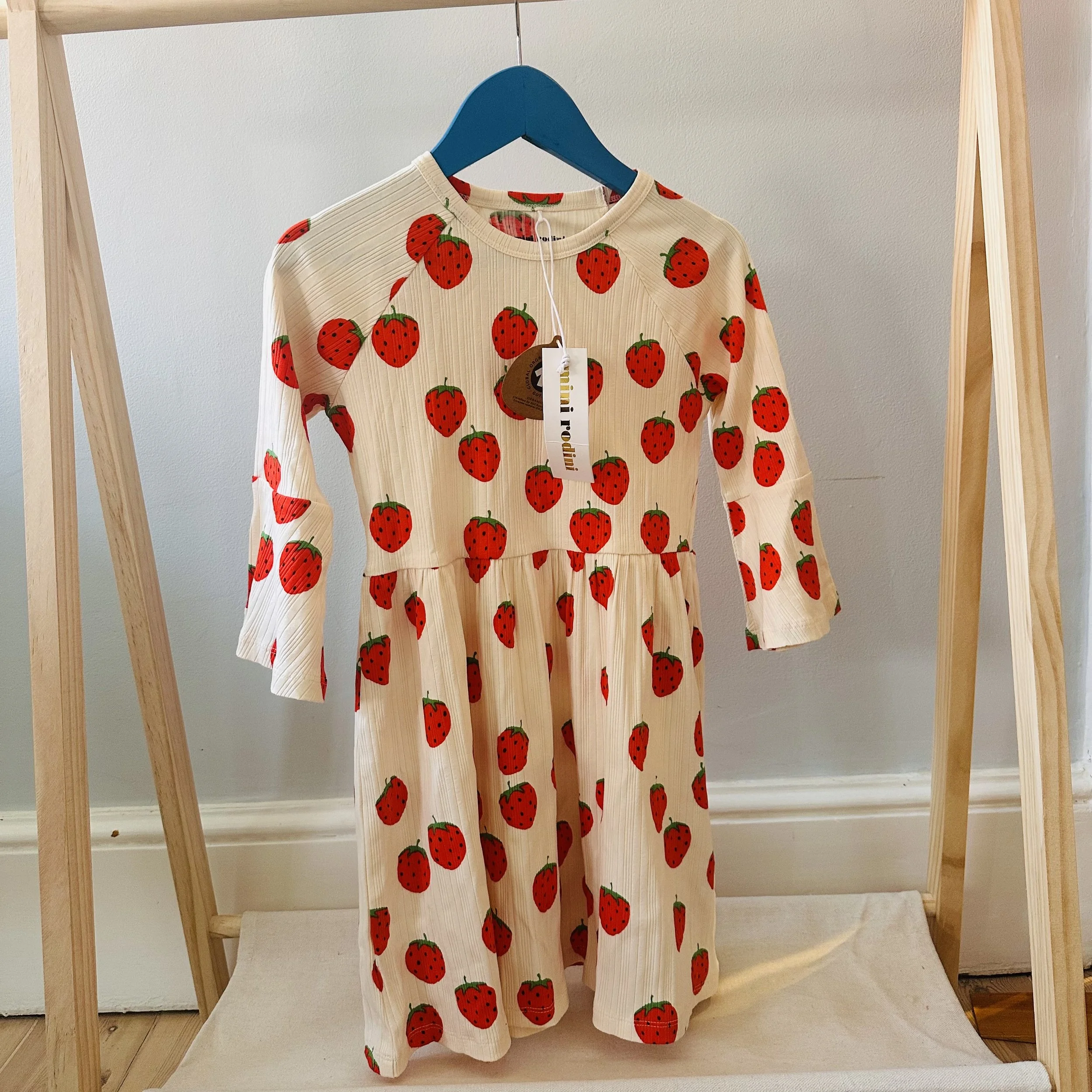 Mini Rodini Strawberry Dress Age 5-7
