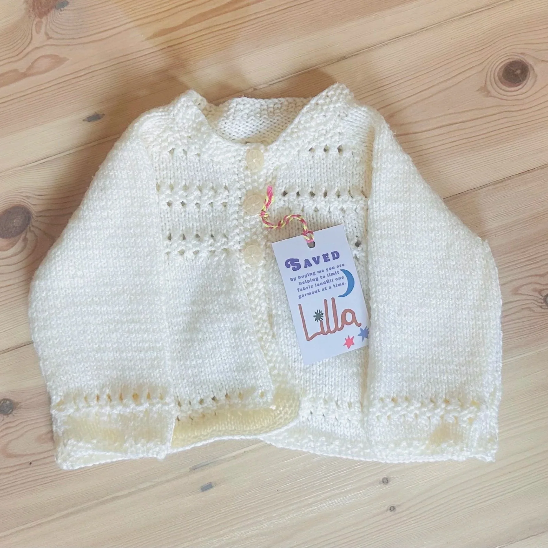 Handmade Baby Knitwear Cardigan 0-6 months