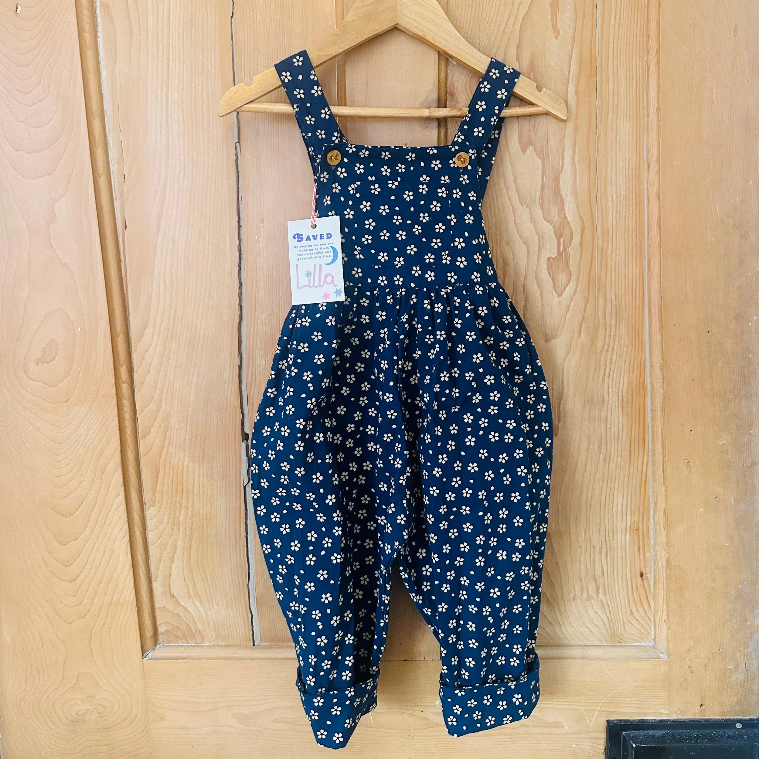 What Mother Made Daisy Dungarees 2-4 years