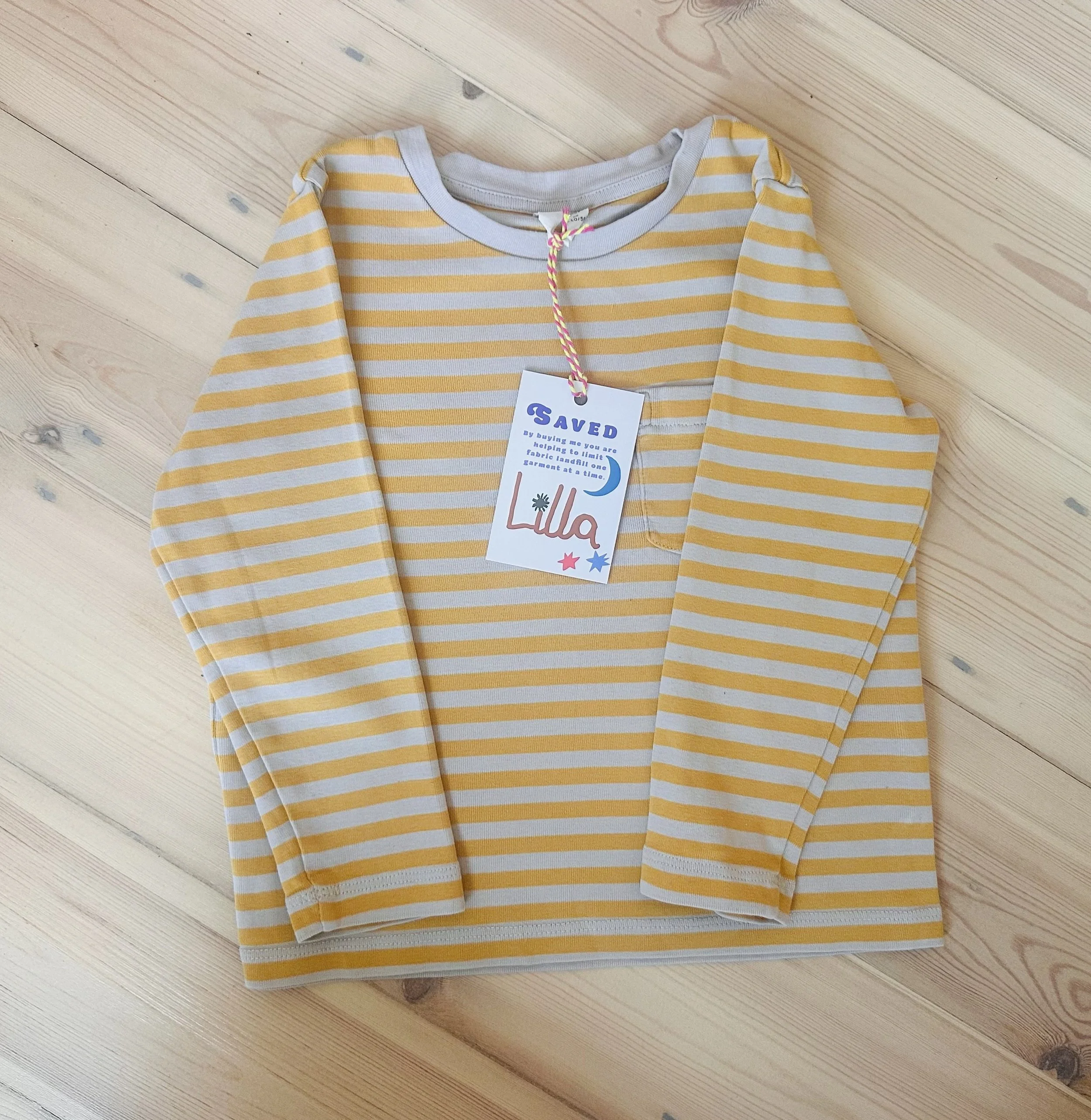 Arket Stripe Yellow T shirt 2-4 years