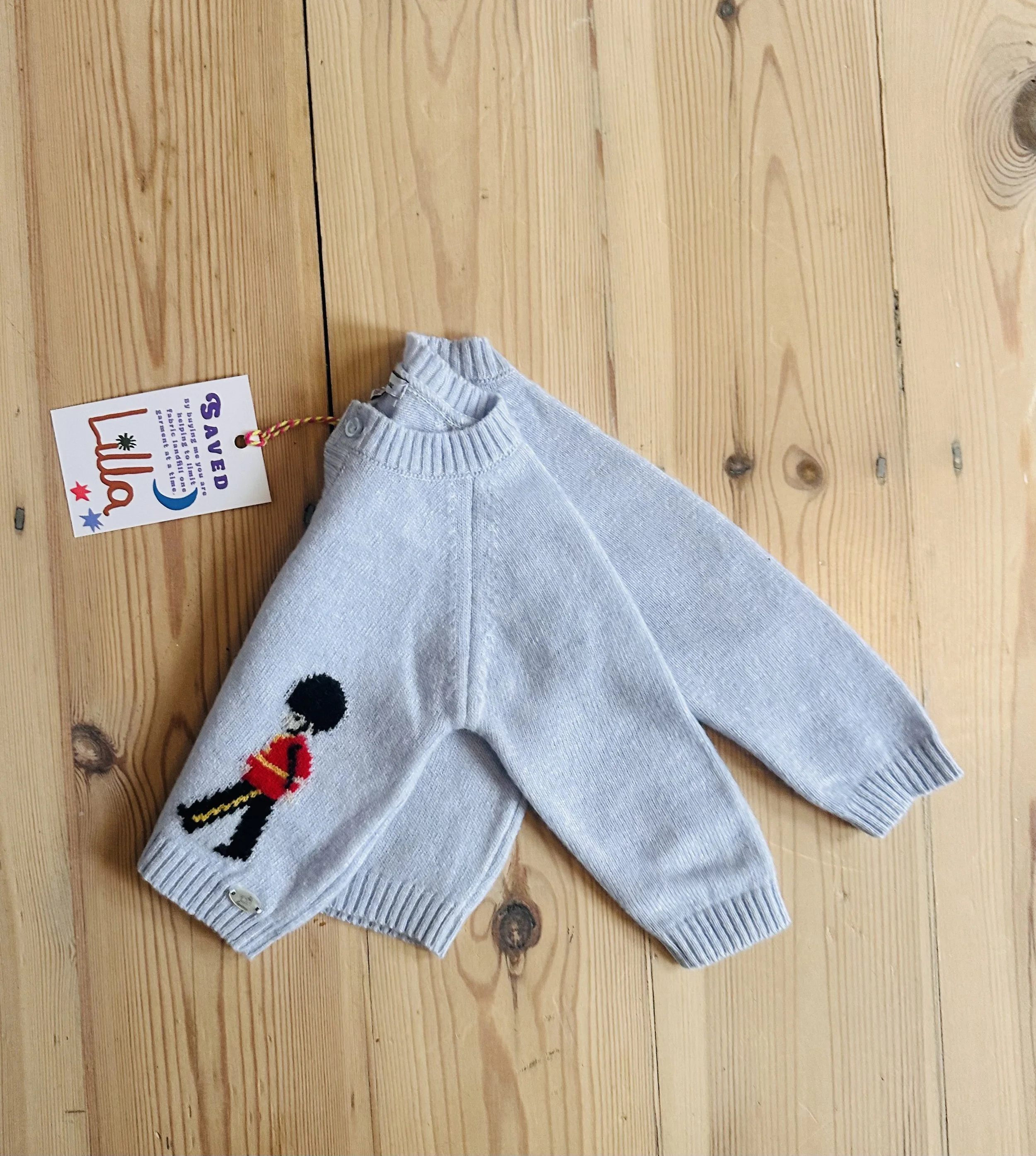 Trotters Lapinou Baby Guardsmen Cardigan 3-6 months