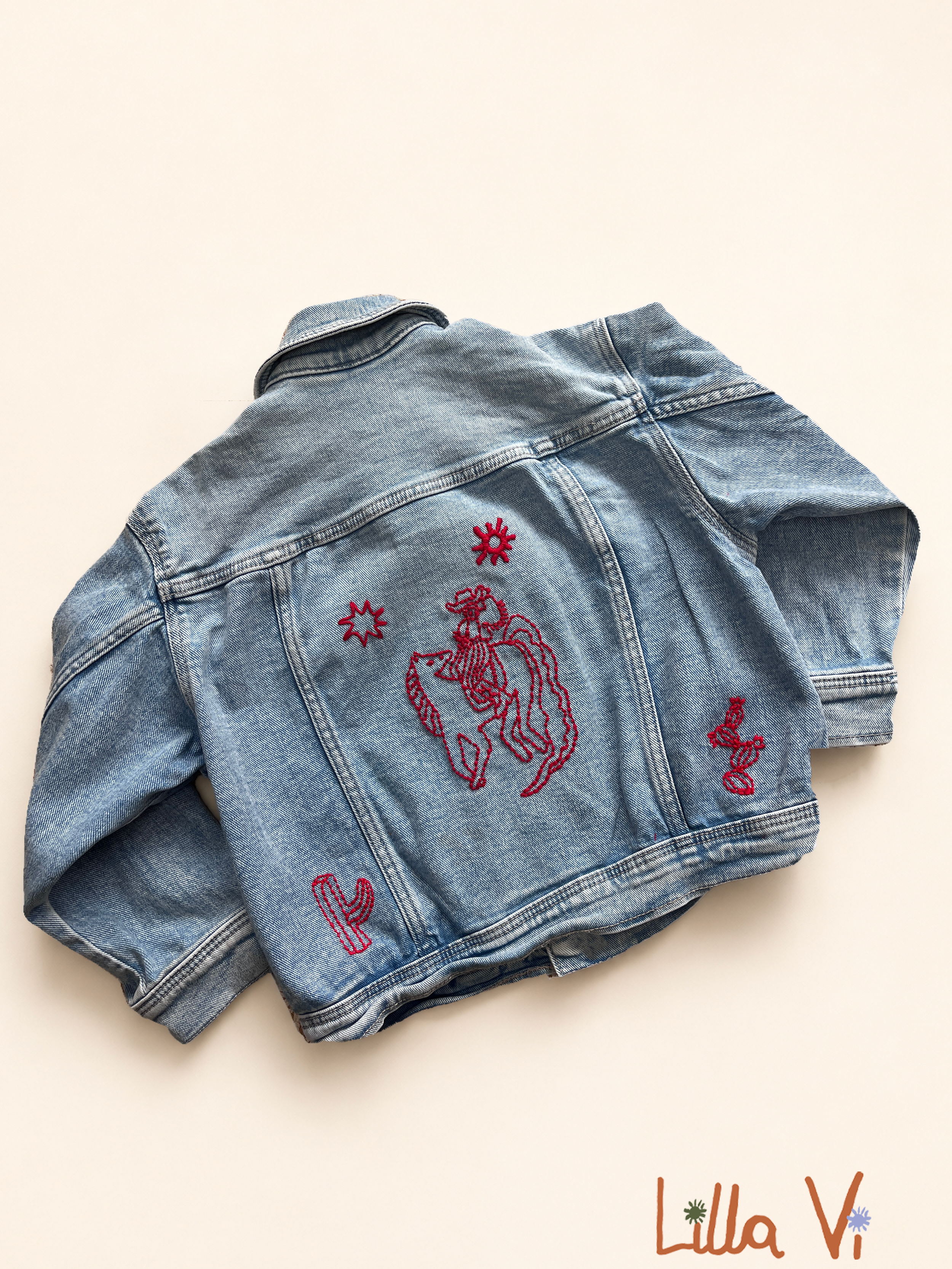 Rodeo Horse Embroidered Denim Jacket 5-6 years
