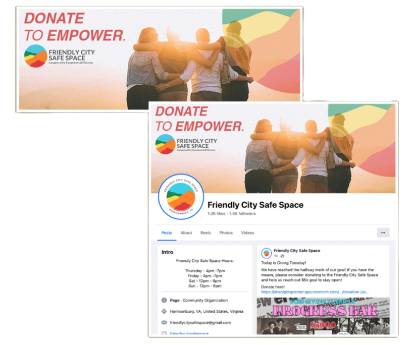 Facebook banner and mockup