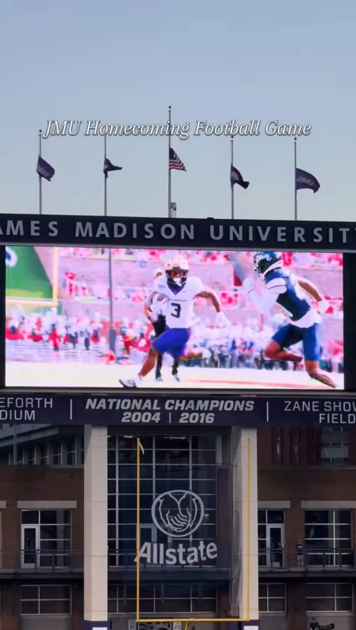 JMU Homecoming Football Game