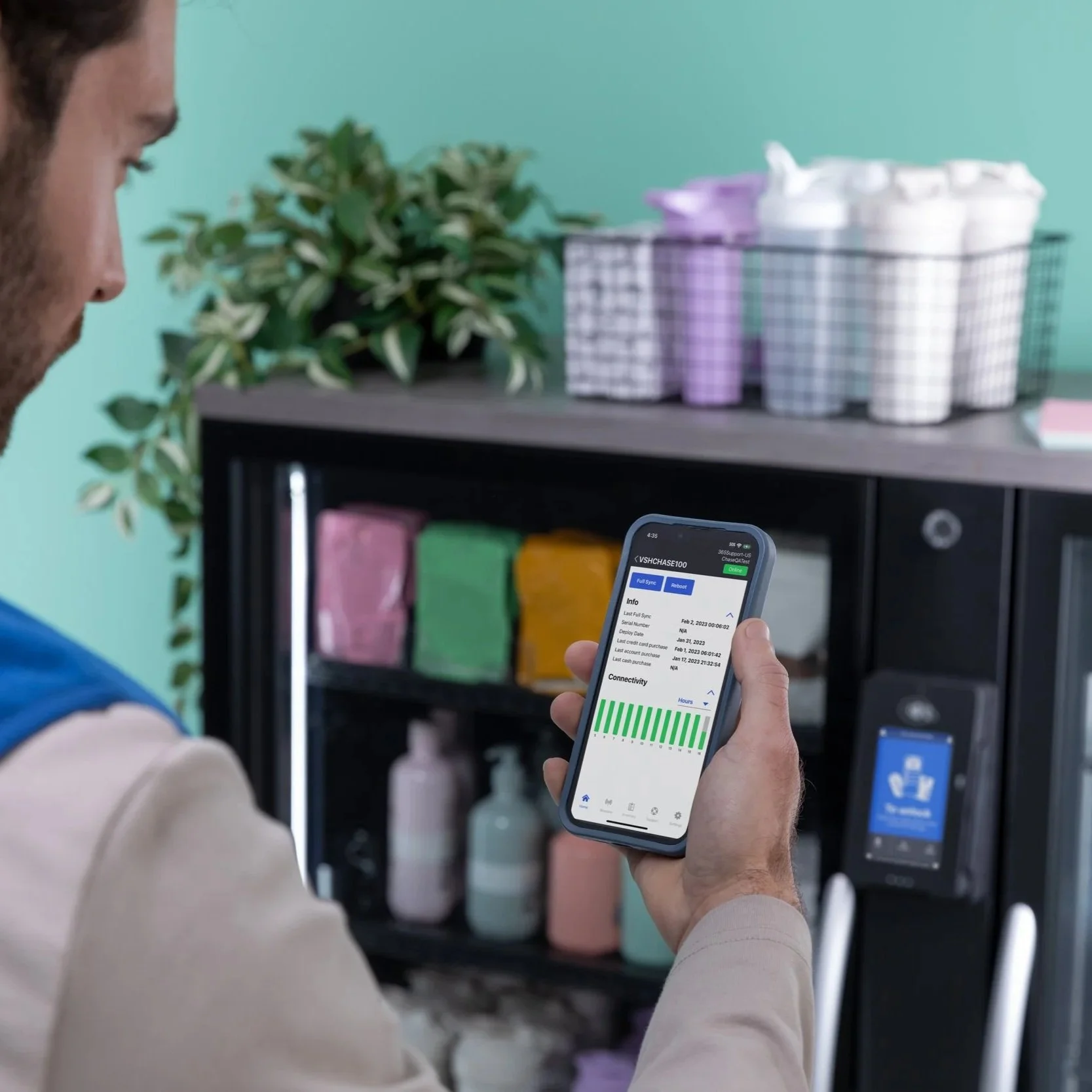 Contactless Pay Vending Machine