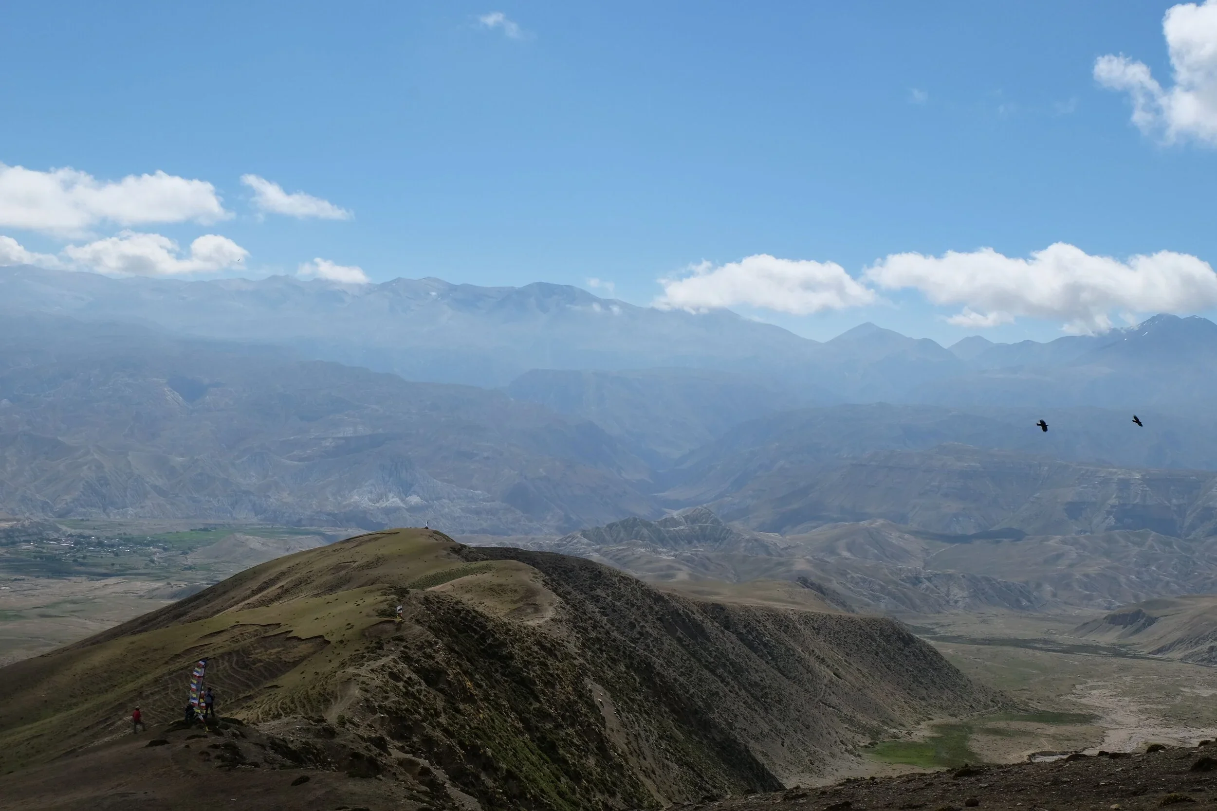  Part of the mountains surrounding the village of Lo Manthang. 