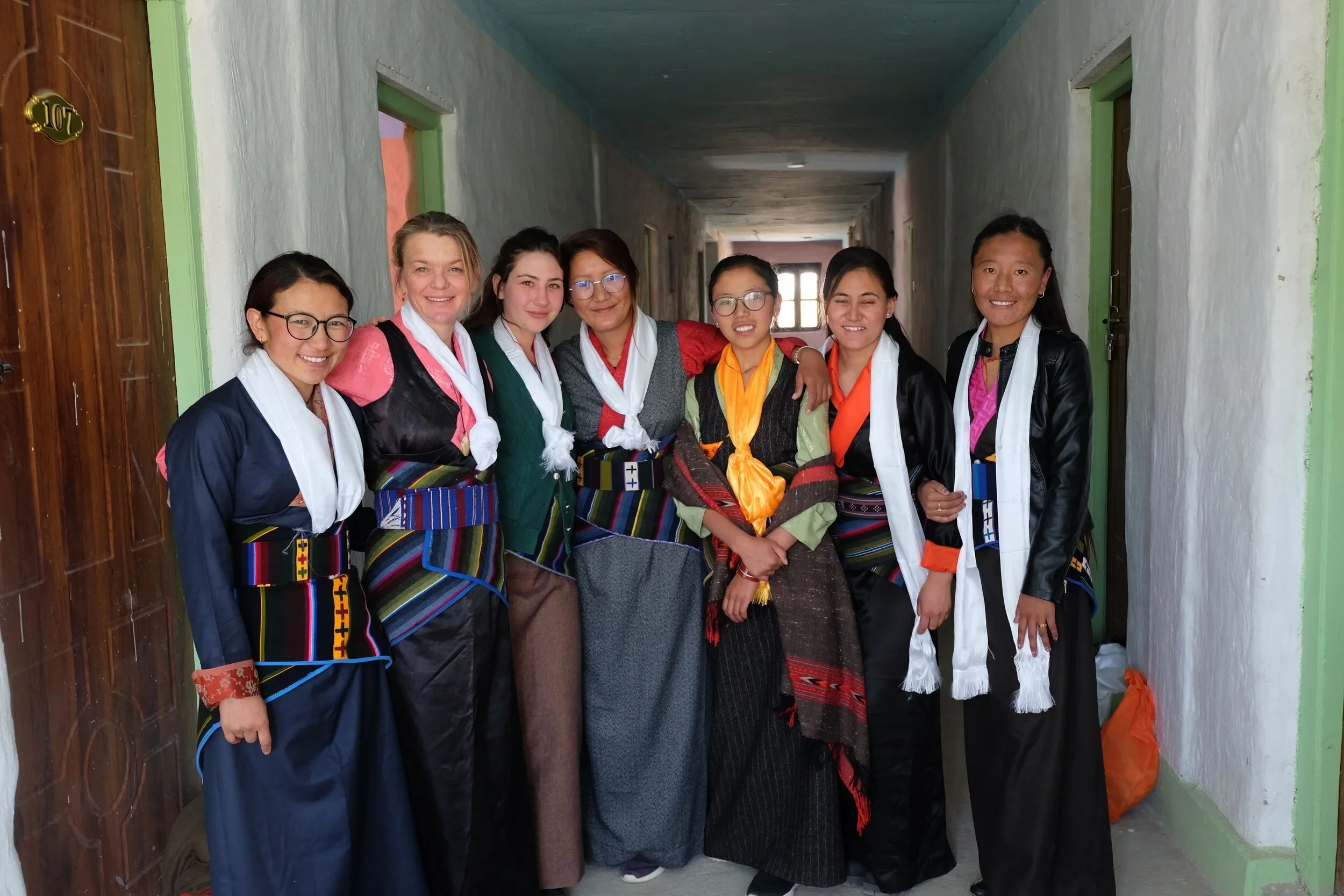 In the summer of 2019, members of the Simonson Lab went to Mustang, Nepal under the leadership of Cynthia Beall for her project studying Tibetan women at high altitude supported by the National Science Foundation. Pictured here, part of the research 