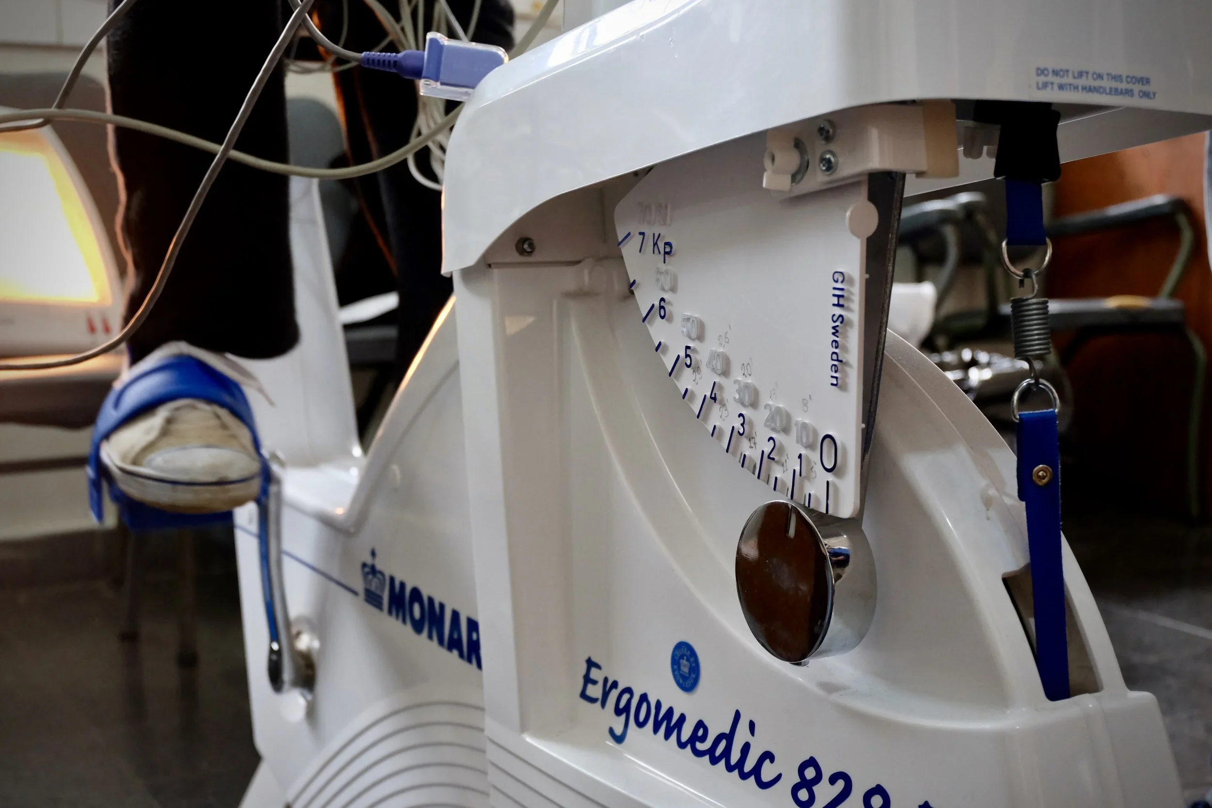 Study participants use the bike in one-hour increments.