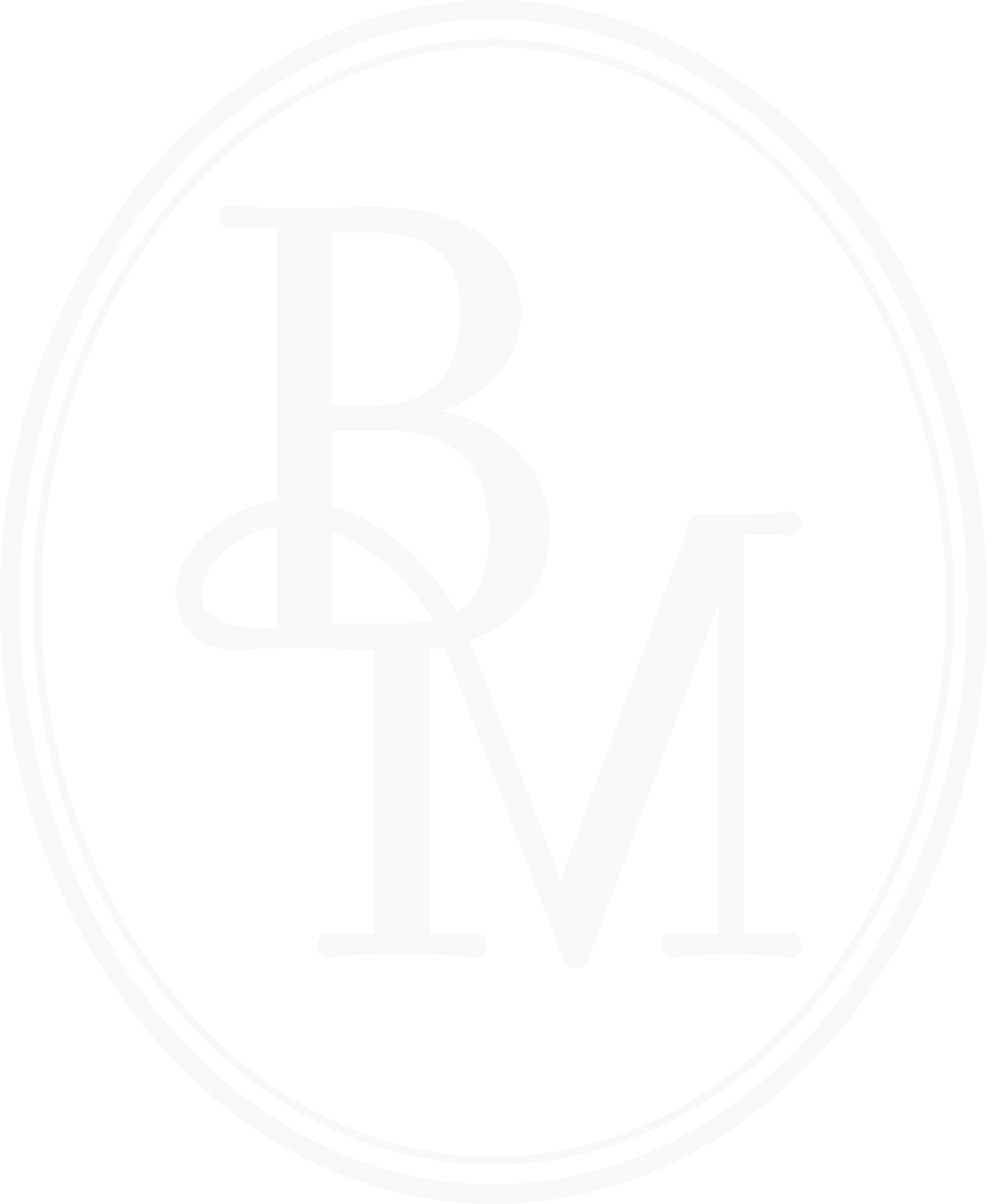 Black circular logo with white overlapping letters B, R, M, and a stylized V.