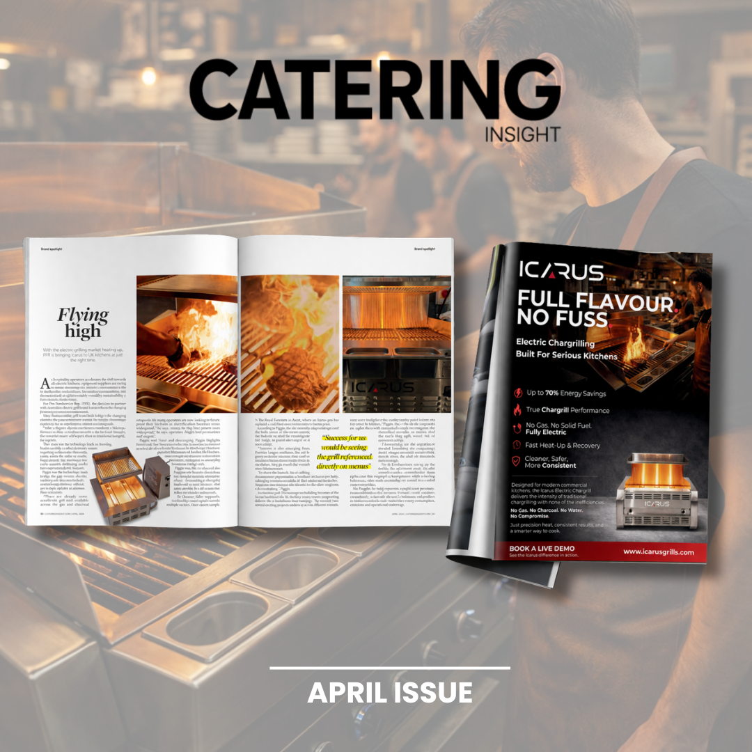 Flying High: Icarus Featured in Catering Insight 