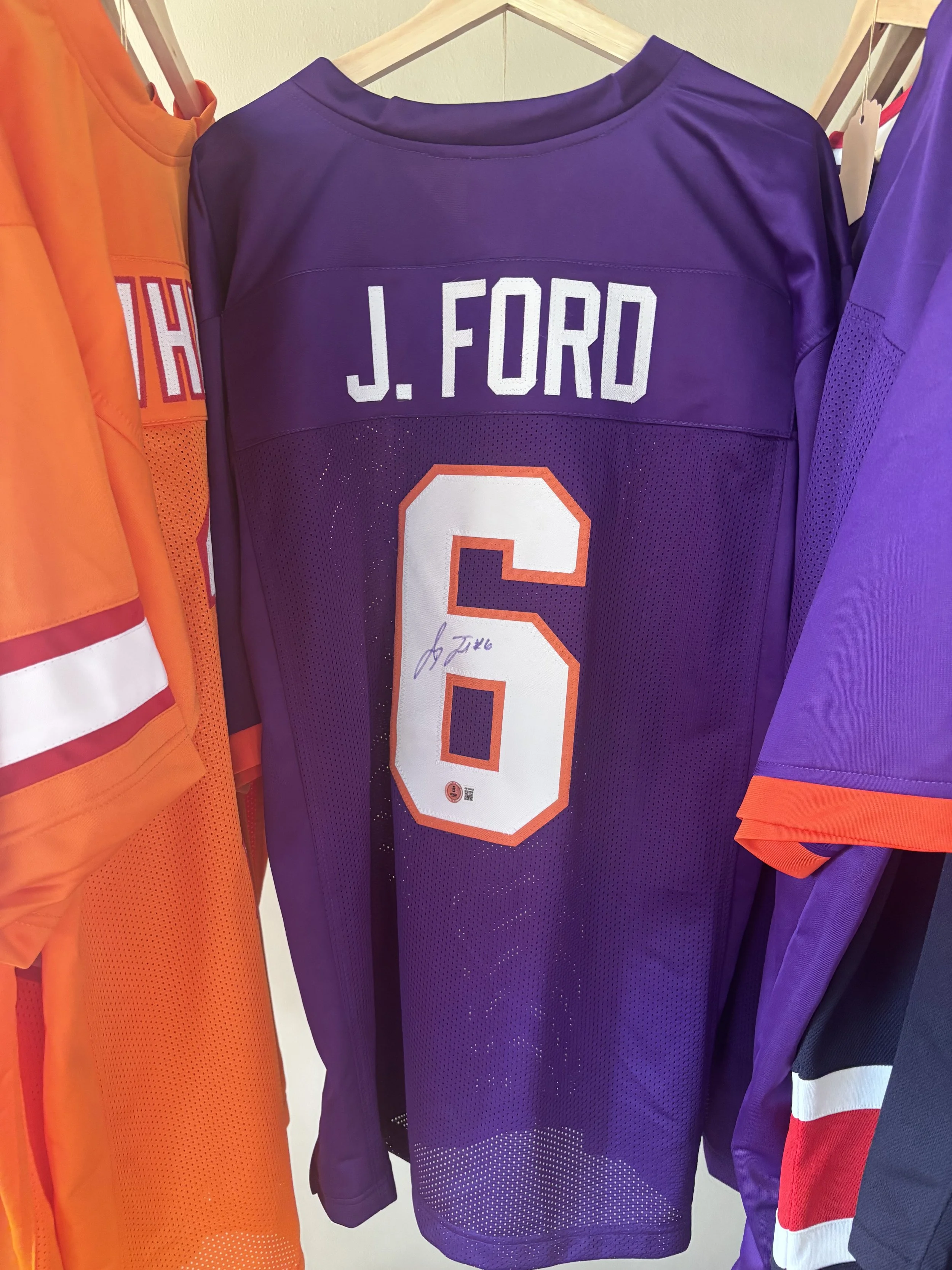 Jacoby Ford Custom Signed Jersey