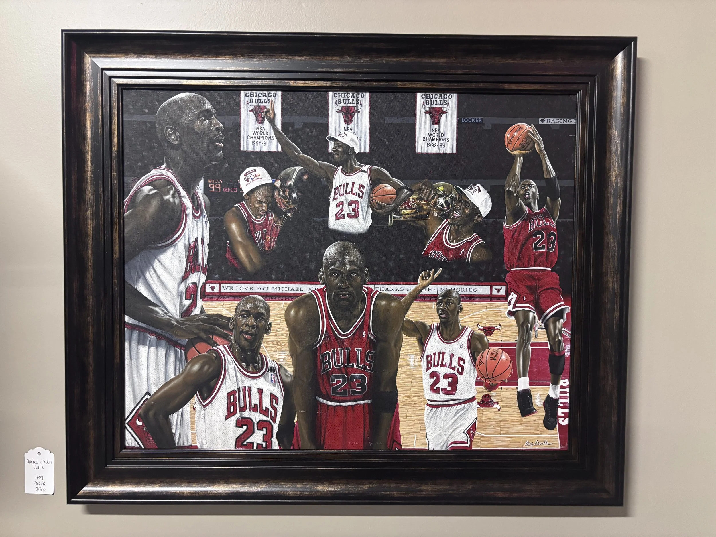 Michael Jordan "Memories of Michael" Limited Edition Print by Greg Gamble