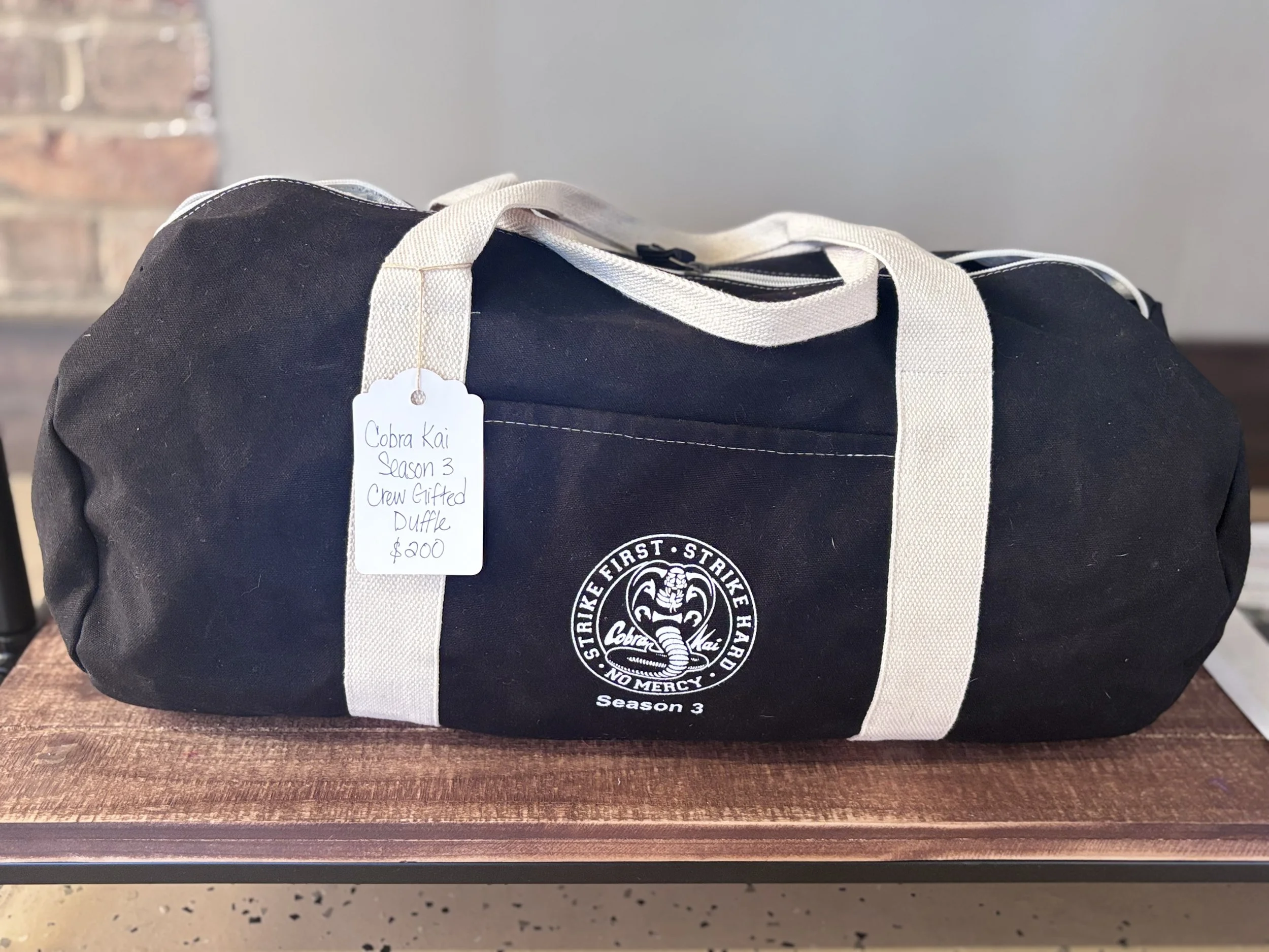 Cobra Kai Season 3 Crew Gifted Duffle Bag