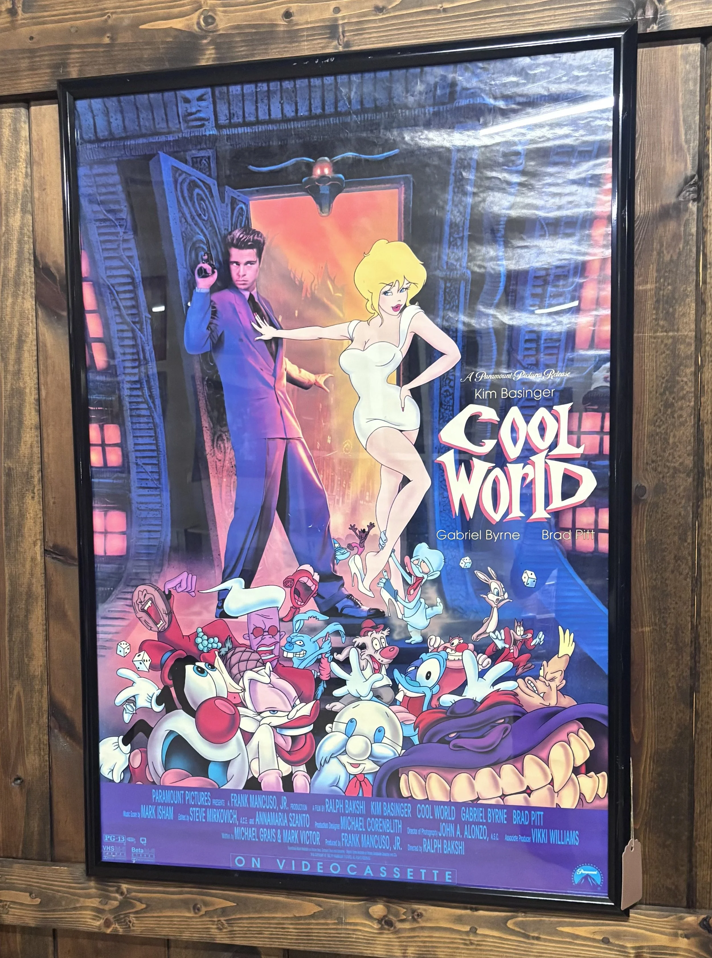 Authentic 'Cool World' Cinema Used Movie Poster