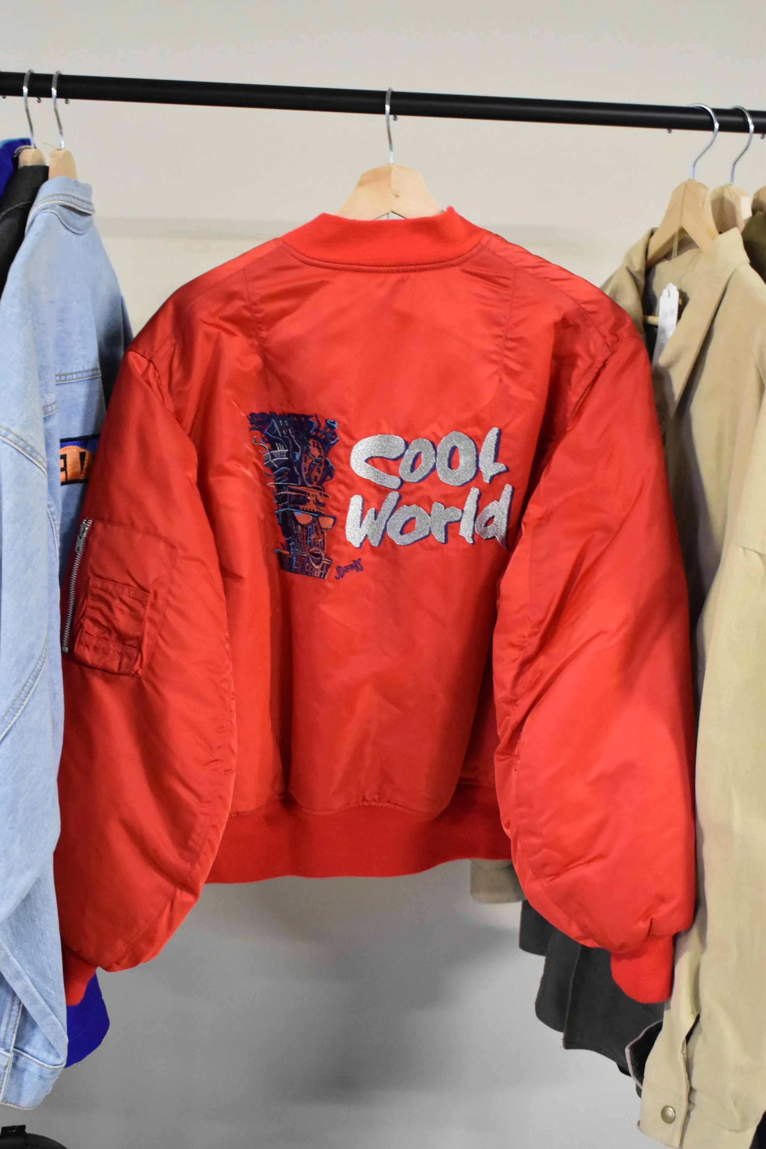 "Cool World" Crew Gifted Reversible Bomber Jacket