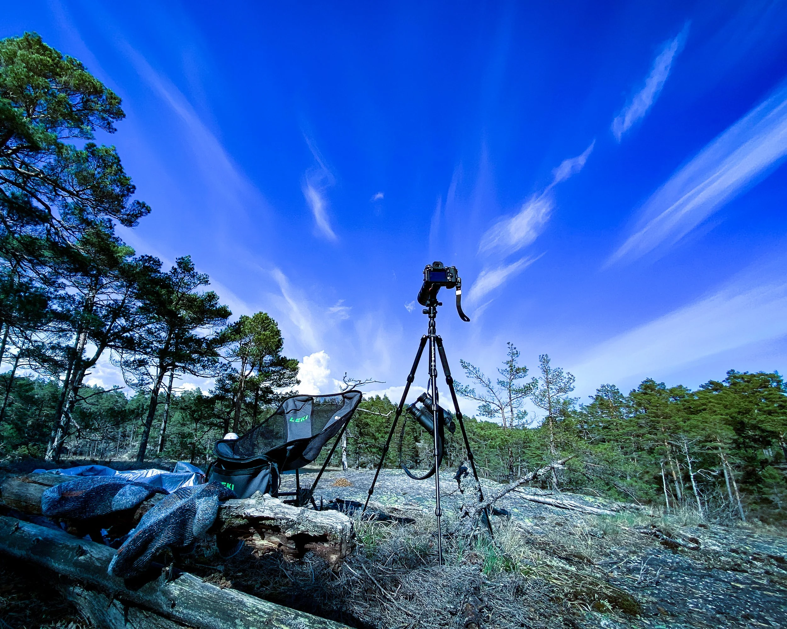 Mikrofon for friluftsliv video.