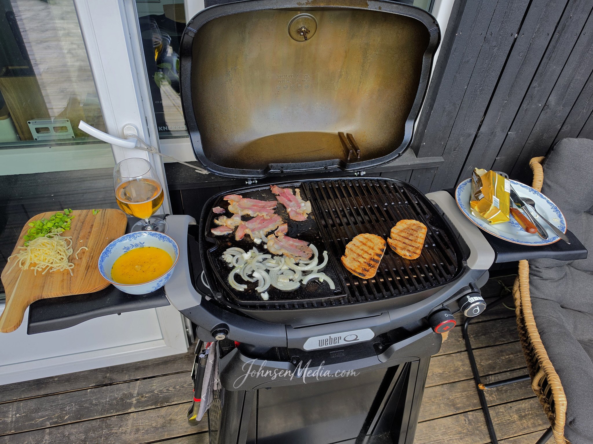 Lunch on my Weber.