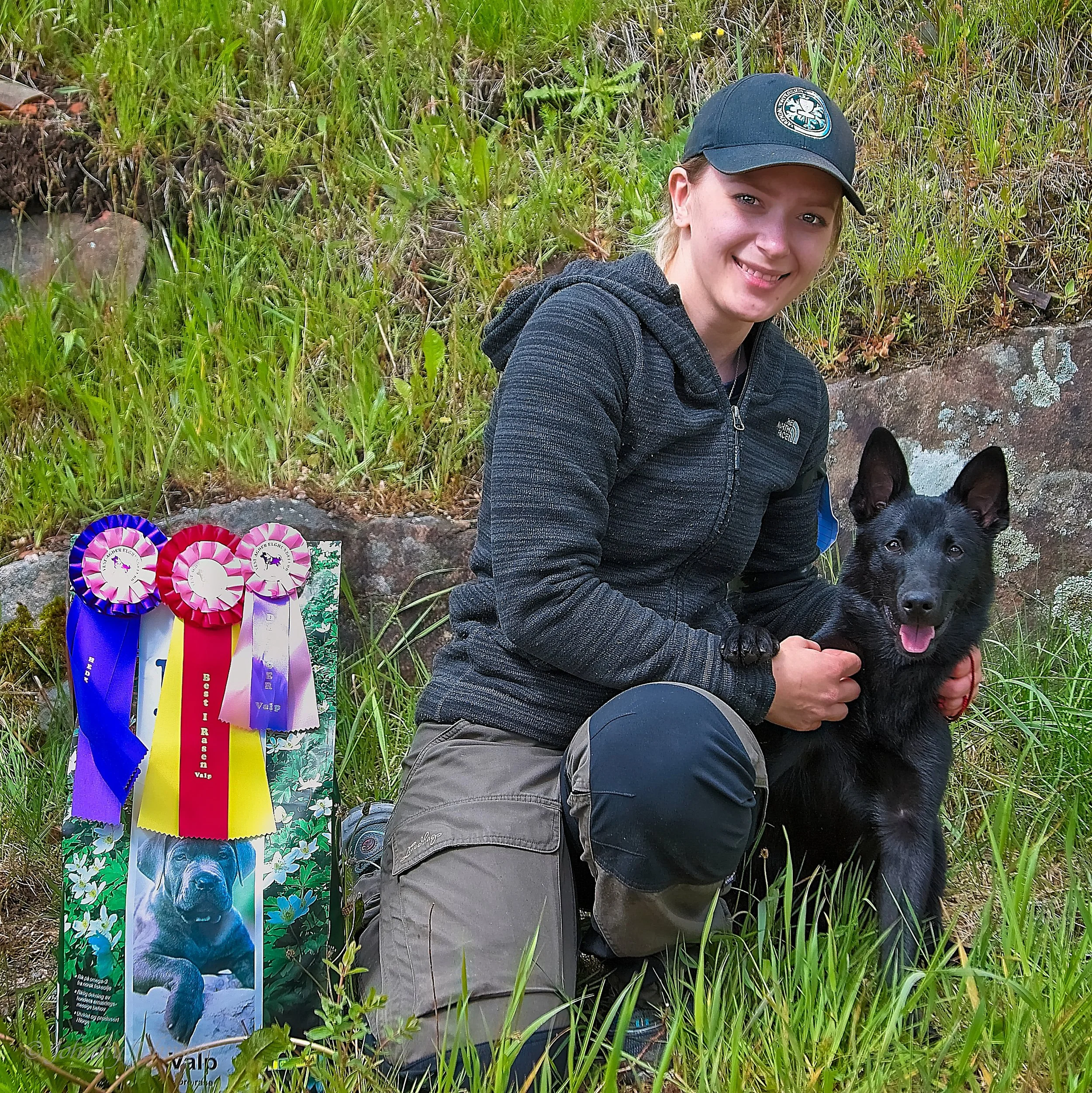 Vår første utstilling.