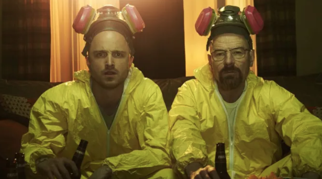 Breaking Bad laboratory scene illustrating the grey market for research peptides sold online