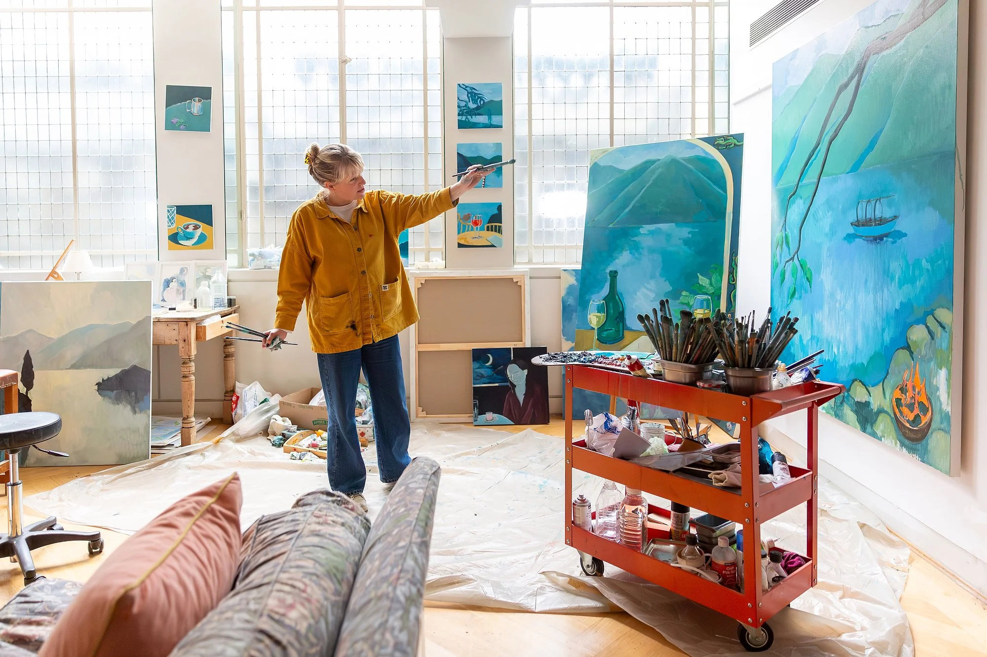 Art and Artist photography by London Photographer. Detailed, reportage, Portrait Photography. Artist Portrait. Art in situ, gallery Photographer. Editorial. Website, Storytelling, social media, content, PR, Press, Marketing, Painting, sculptures, fin