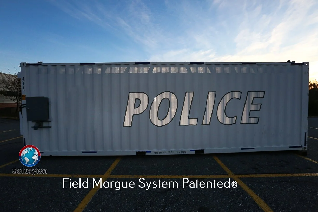 Rear view of TMF™. Only one point of entry for complete security and control of contents.