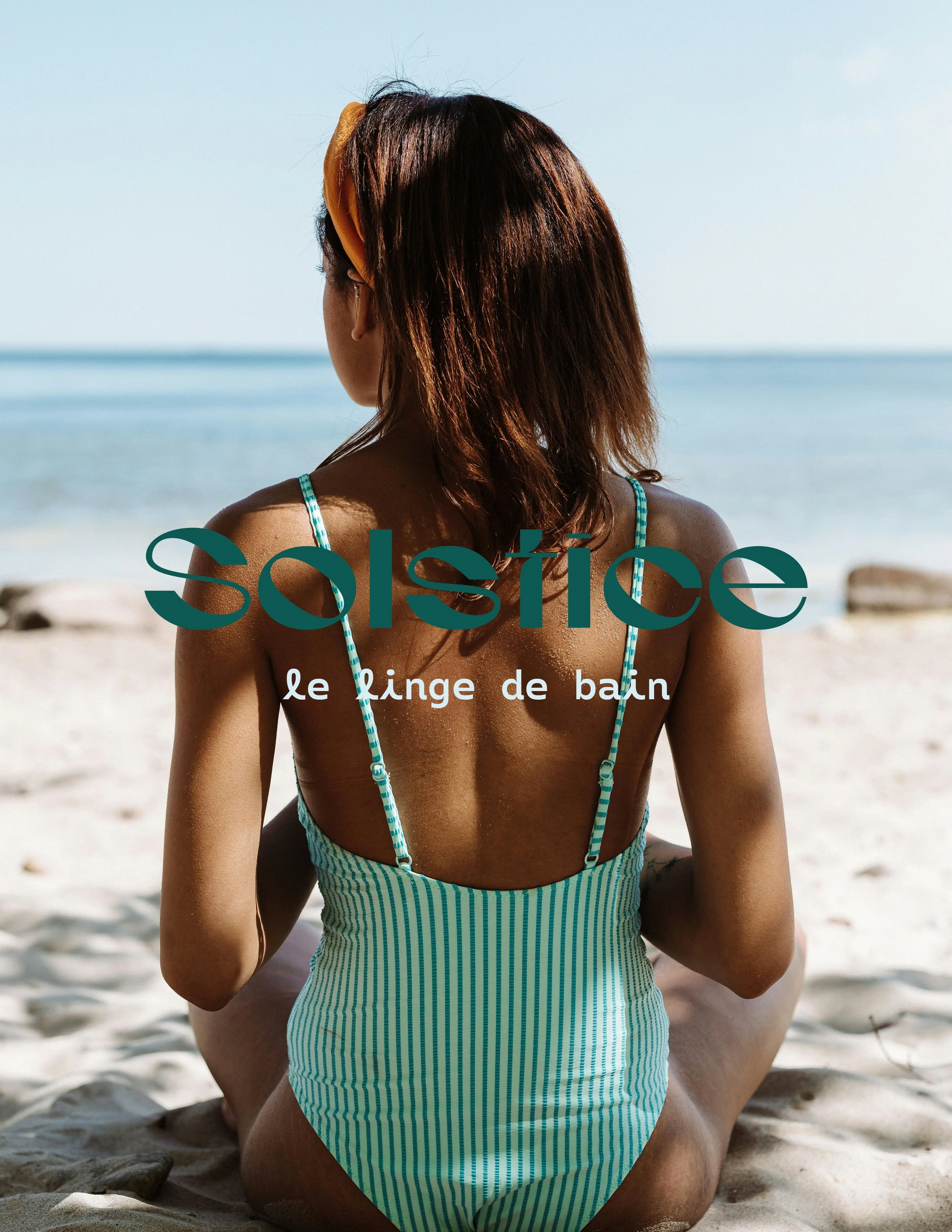 AFFICHE POUR UNE MARQUE FRANÇAISE DE LINGE DE BAIN, PROJET RÉALISÉ EN 2026, PROJET FICTIF