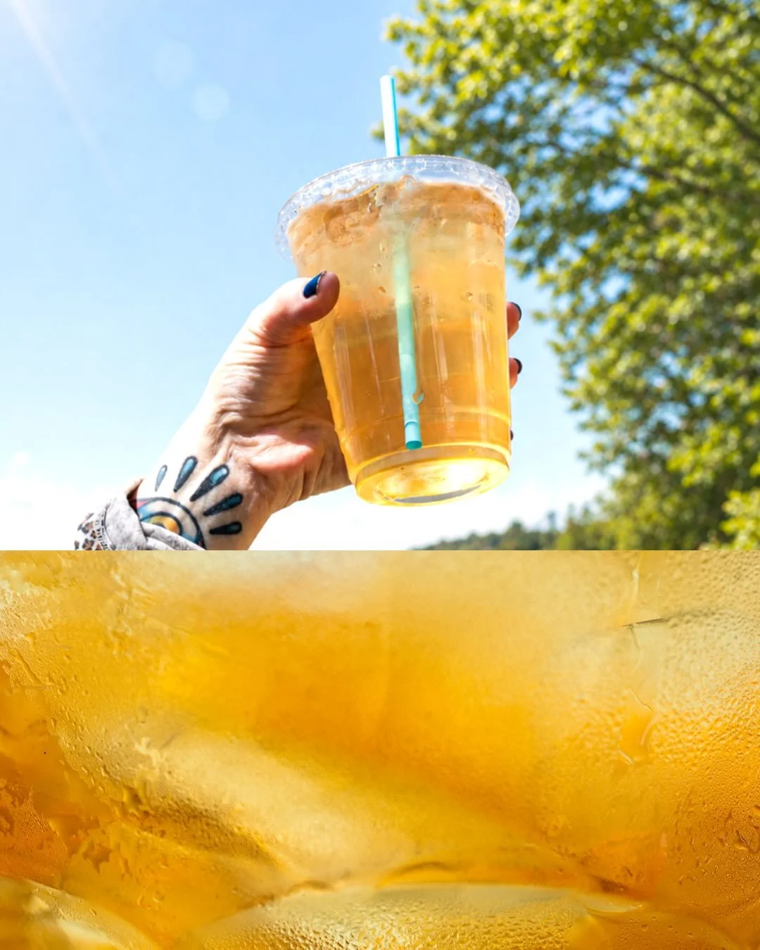 It&rsquo;s officially iced tea season! Come try our iced green tea or our elderberry hibiscus tea this weekend!