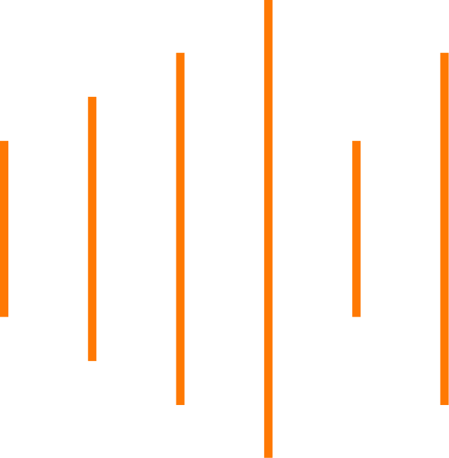 A line drawing depicting the AI transcription of financial audio data provided by the Kensho Scribe solution.