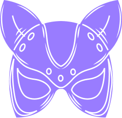 Illustration of a mask.