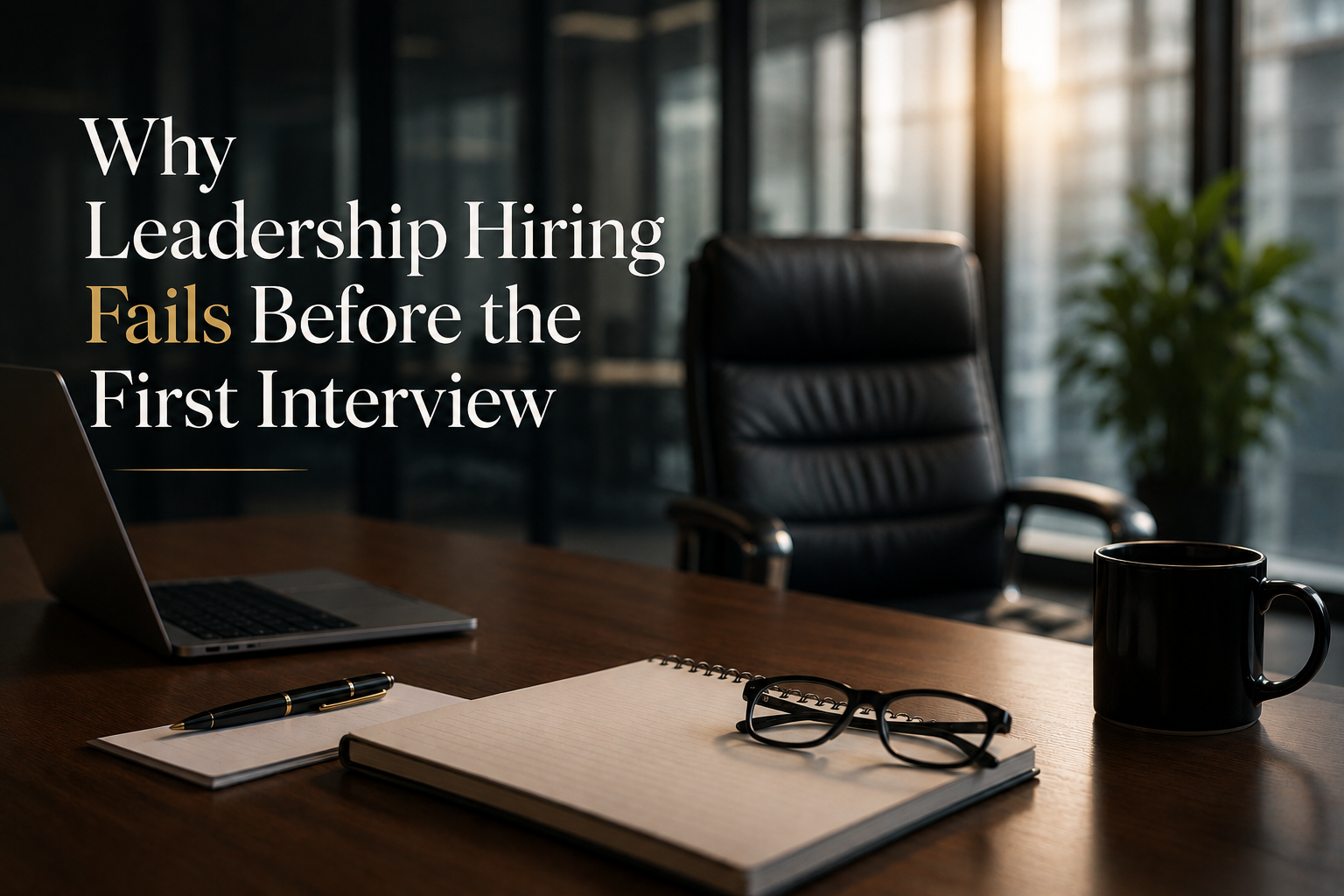 Why Leadership Hiring Fails Before the First Interview