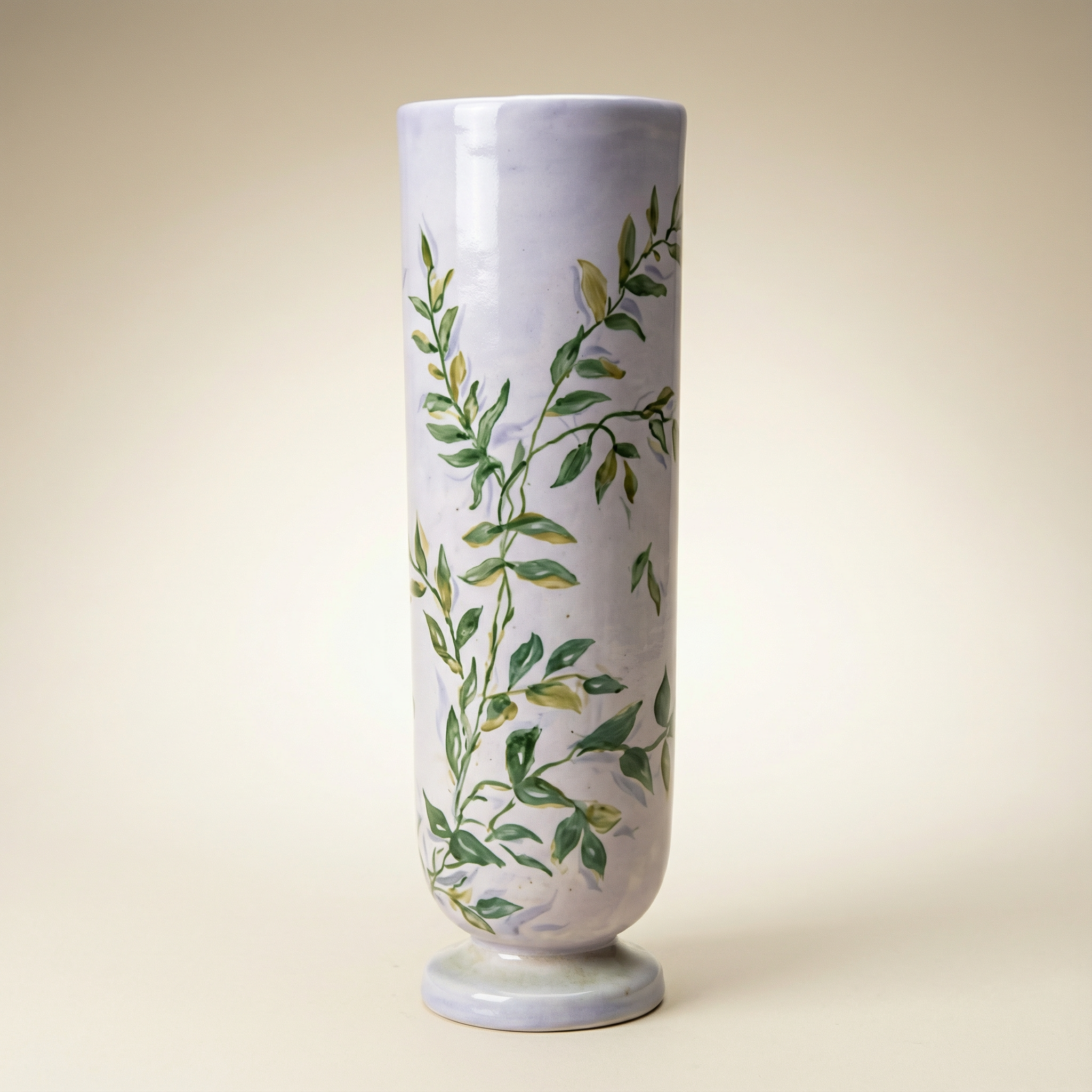 Charming hand-painted vase by Kåge. Sweden.
