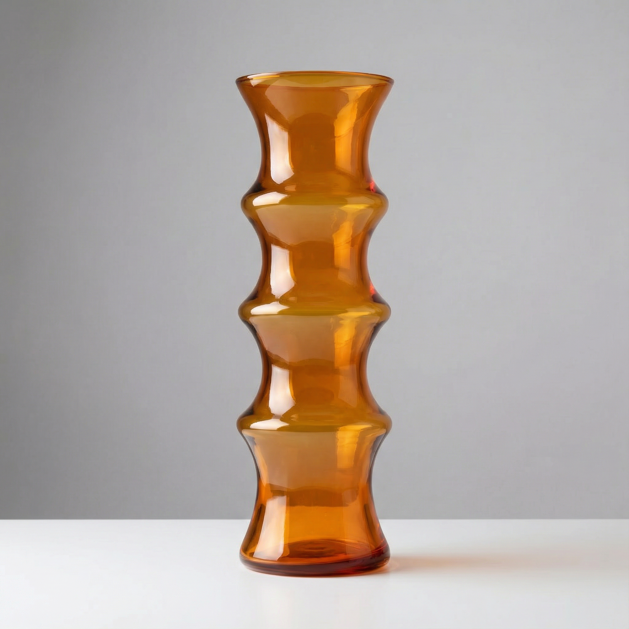 A remarkable glass vase. Sweden.