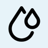 A water droplet icon