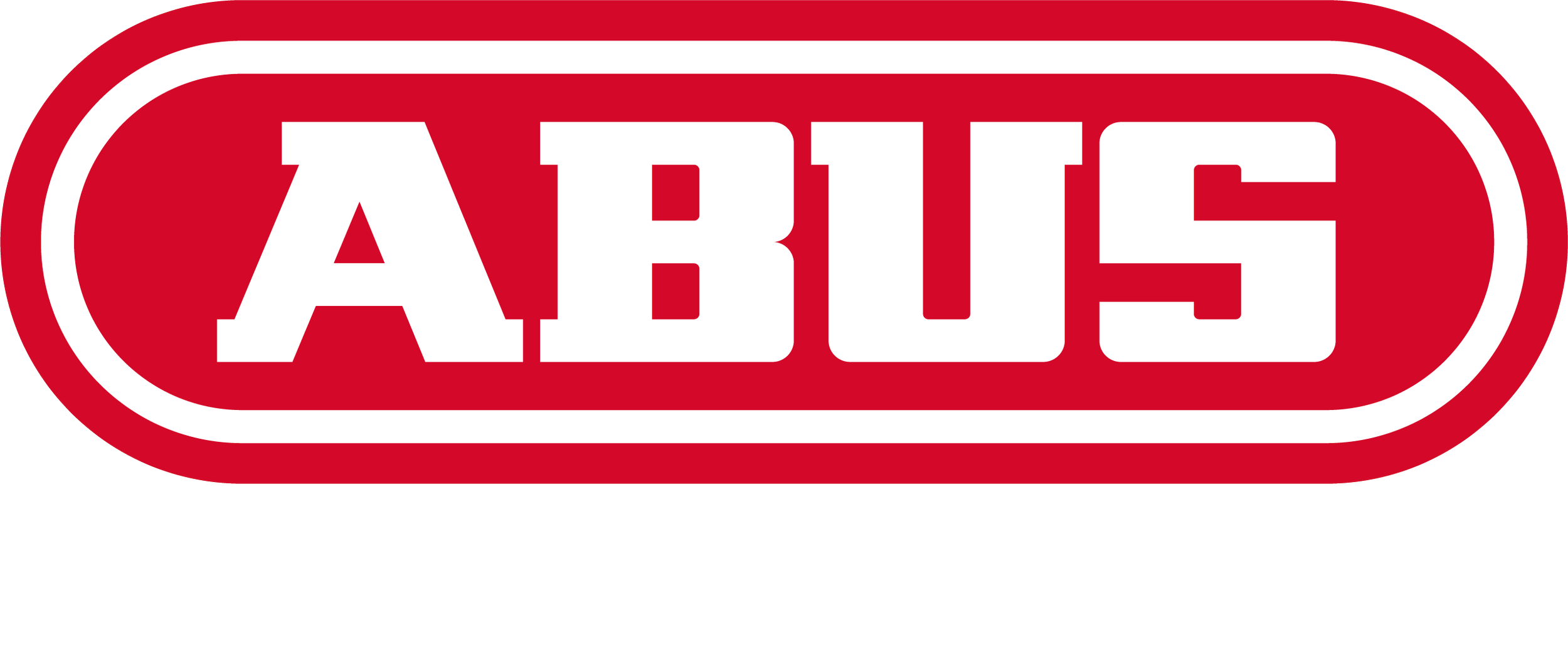 Das Bild zeigt das Logo des Unternehmens Abus.
