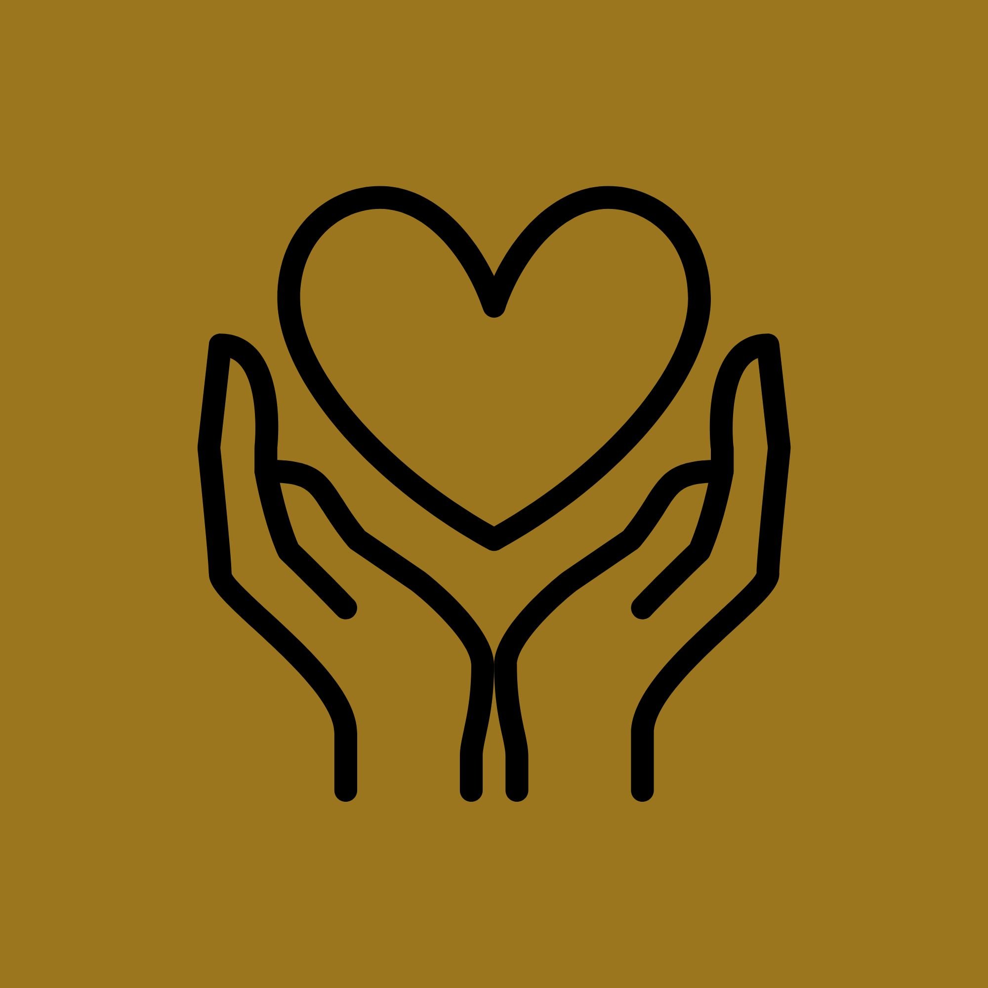 Ein Icon, das das Thema Spenden symbolisiert.