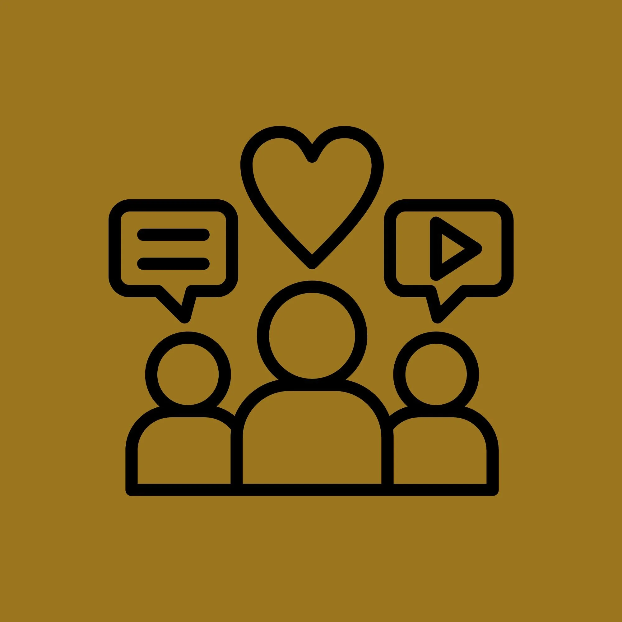 Ein Icon, das das Thema Mitgliedschaft in einem Verein symbolisiert.