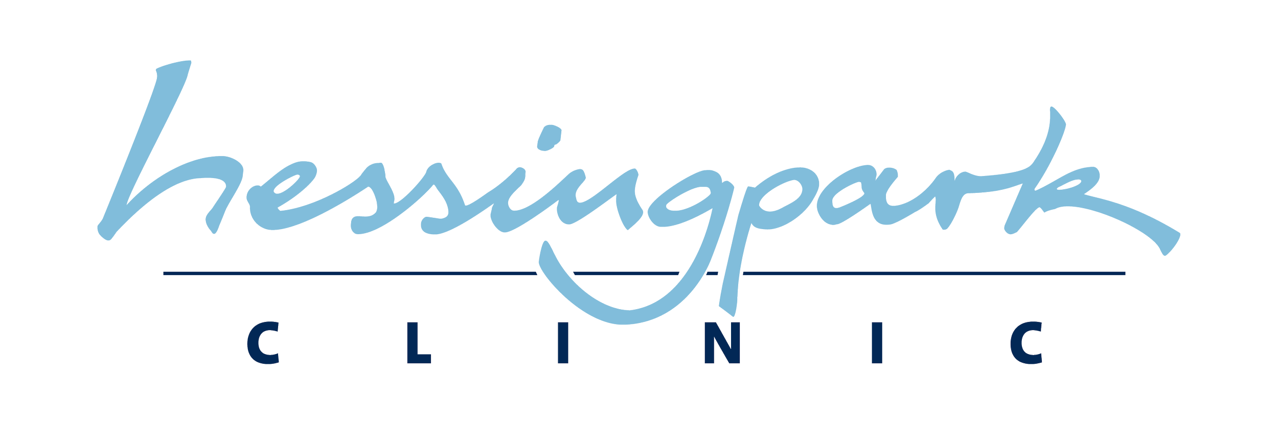 Das Bild zeigt das Logo der Hessingpark Clinic Göggingen