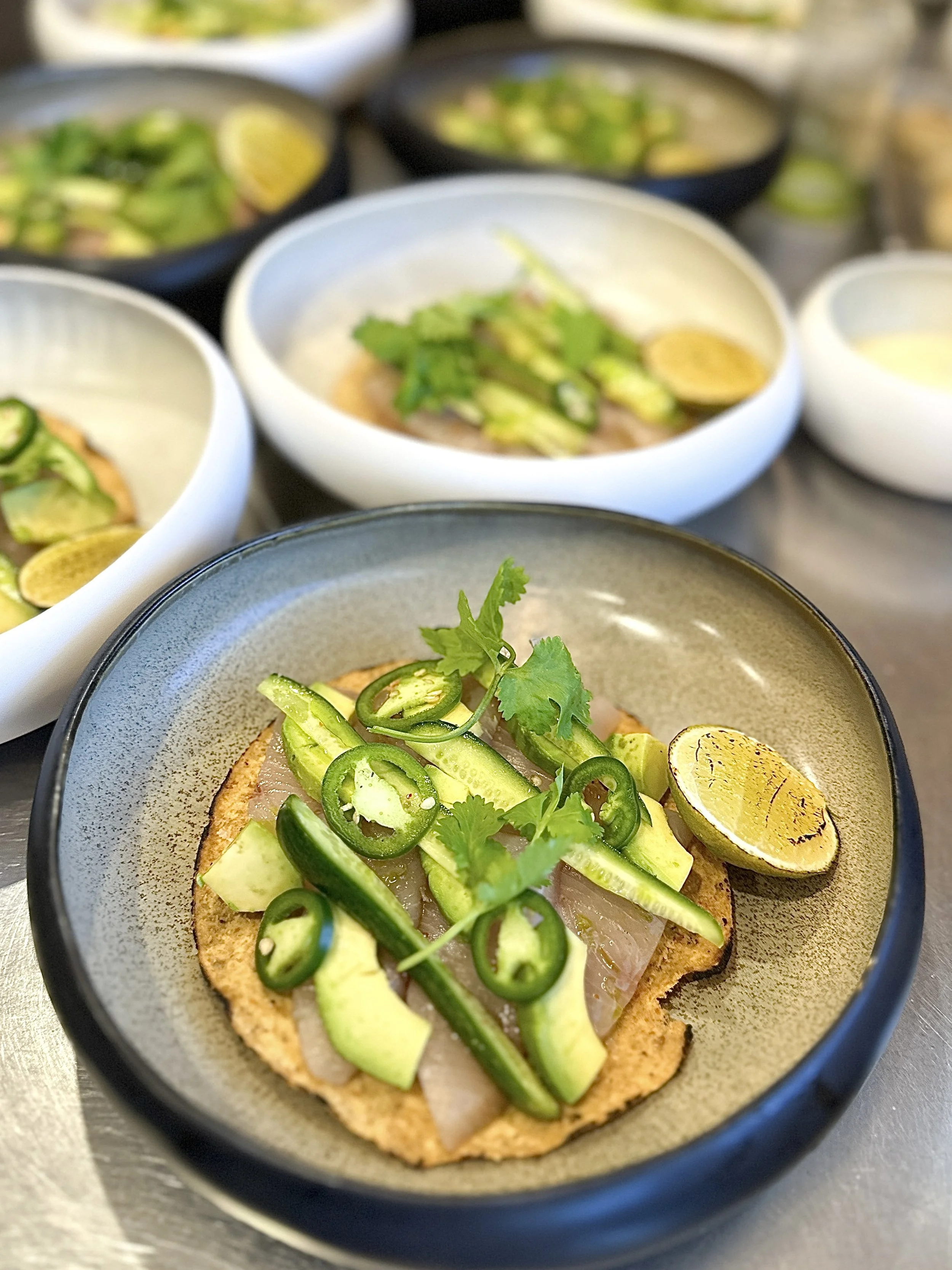 Kingfish masa harina taco