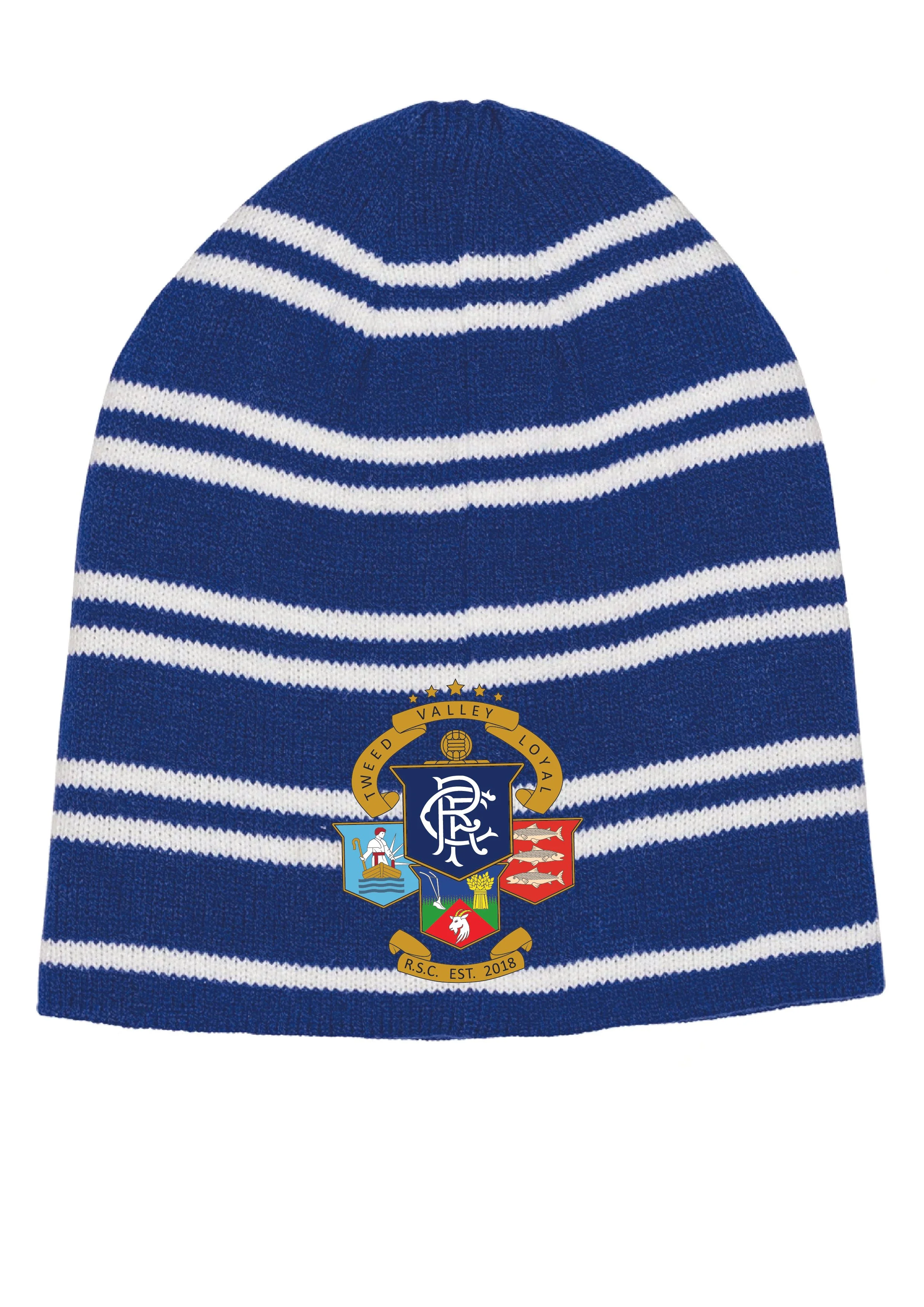 Knitted Stripe Beanie