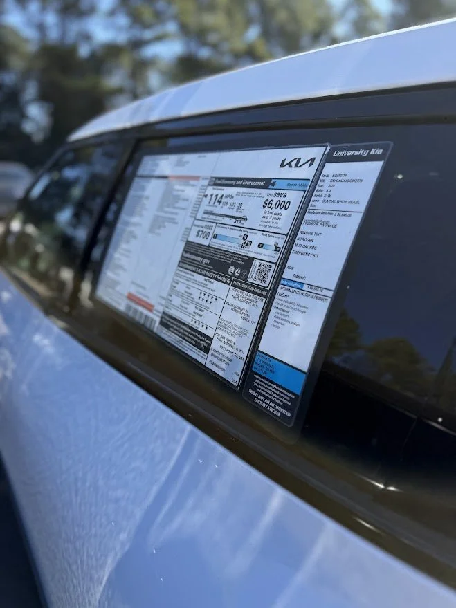 On The Spot Dealer Services custom printed addendum to drive profit and add value to your lot of cars at your dealership.