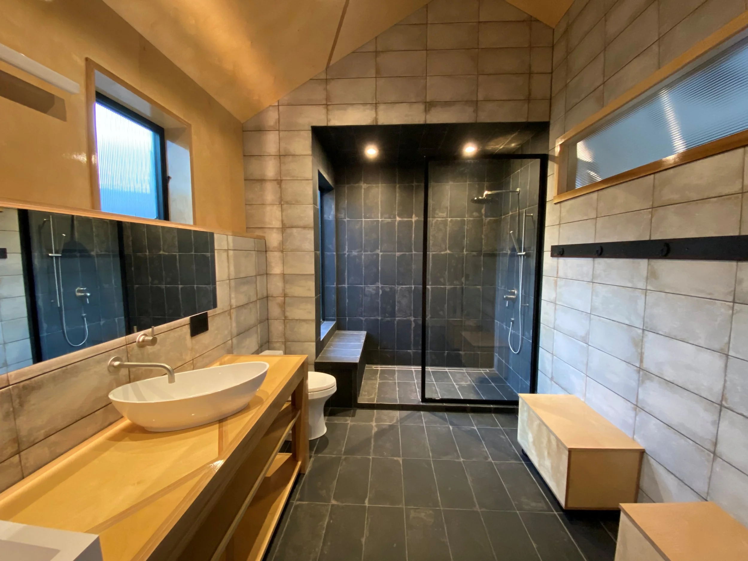 Bathroom With Walk In Shower, Warm Wood.jpg
