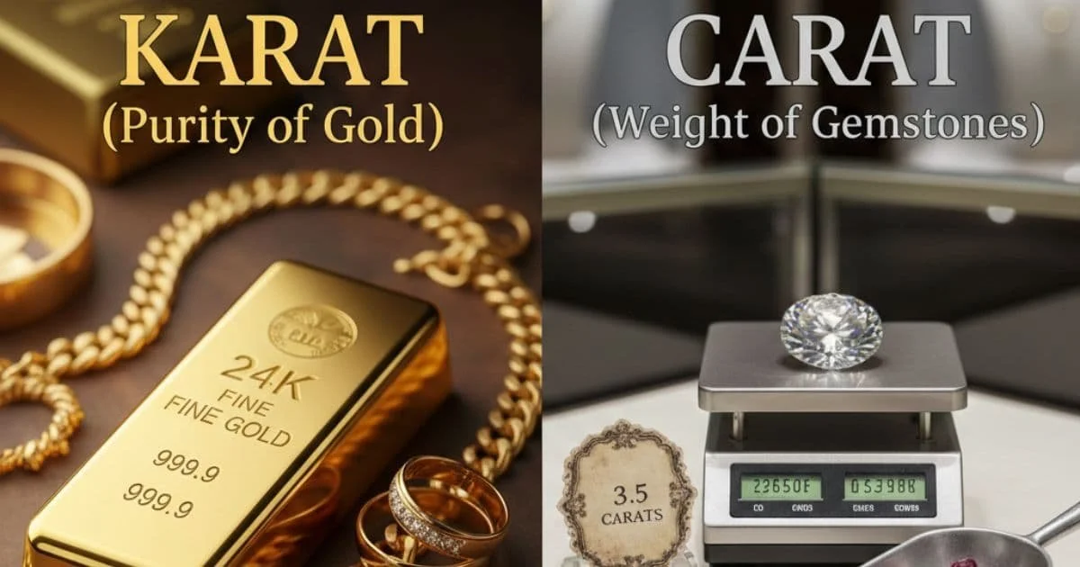 Karat vs Carat: What’s the Difference?