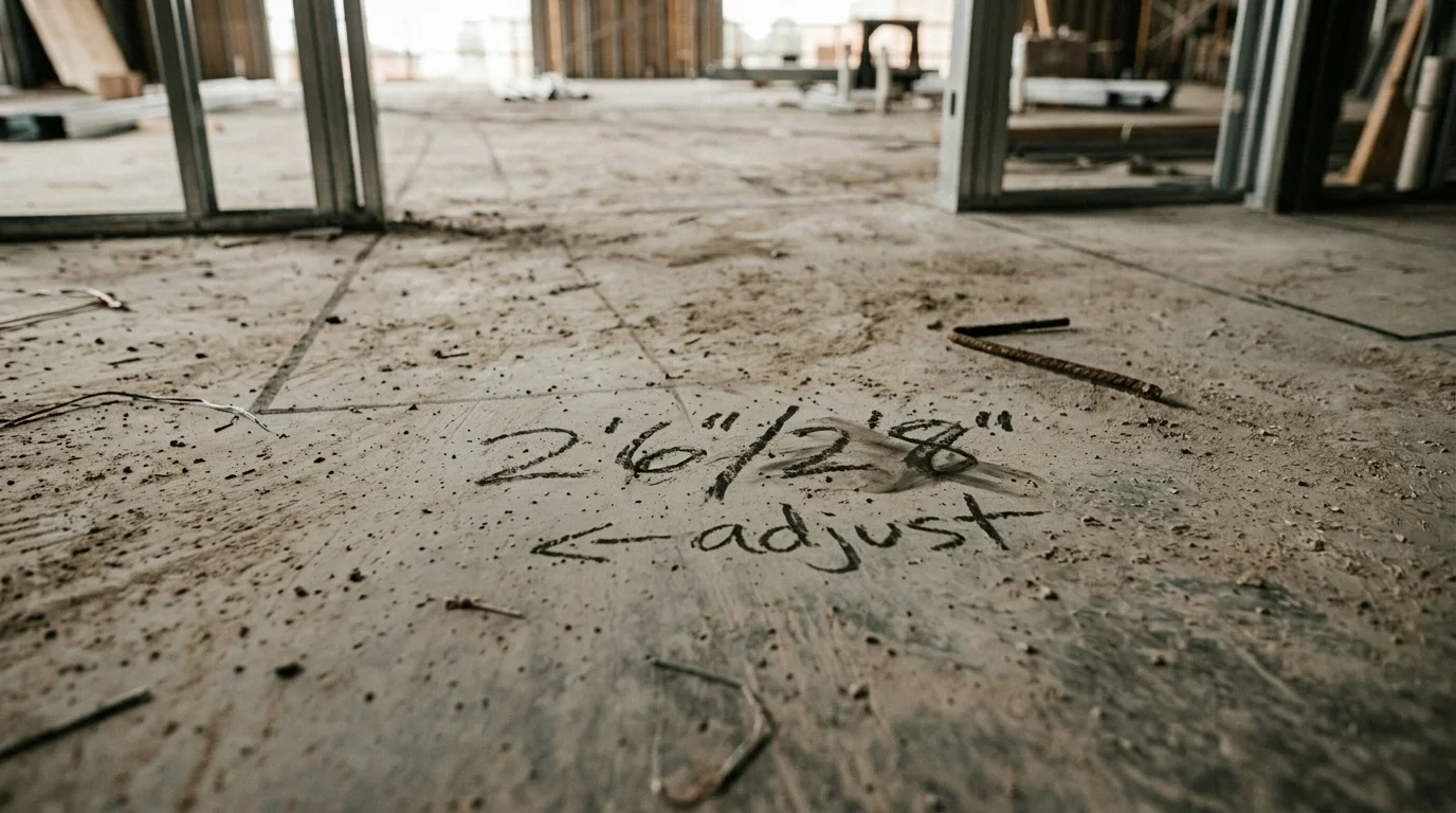 The "Did I Mark a 2'6" or a 2'8"?" Nightmare: Why Manual Layout is a GC's Biggest Risk