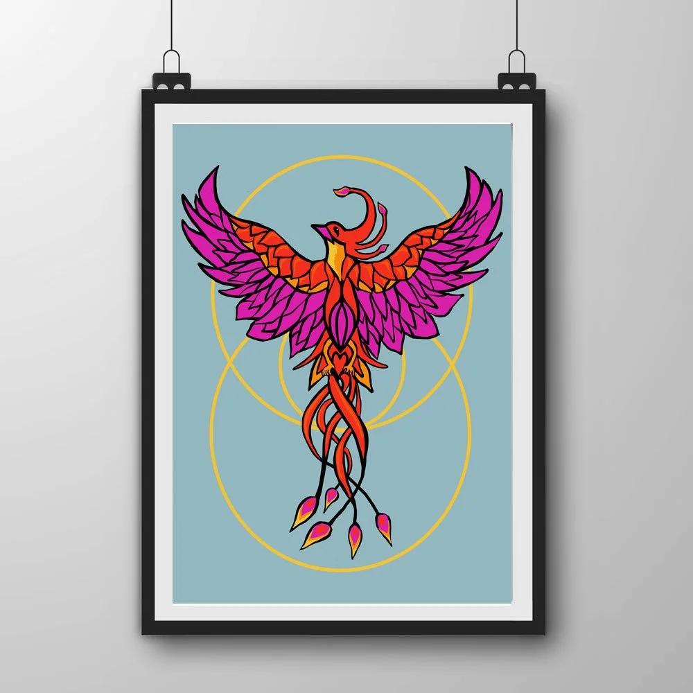 Phoenix Rising Art Print
